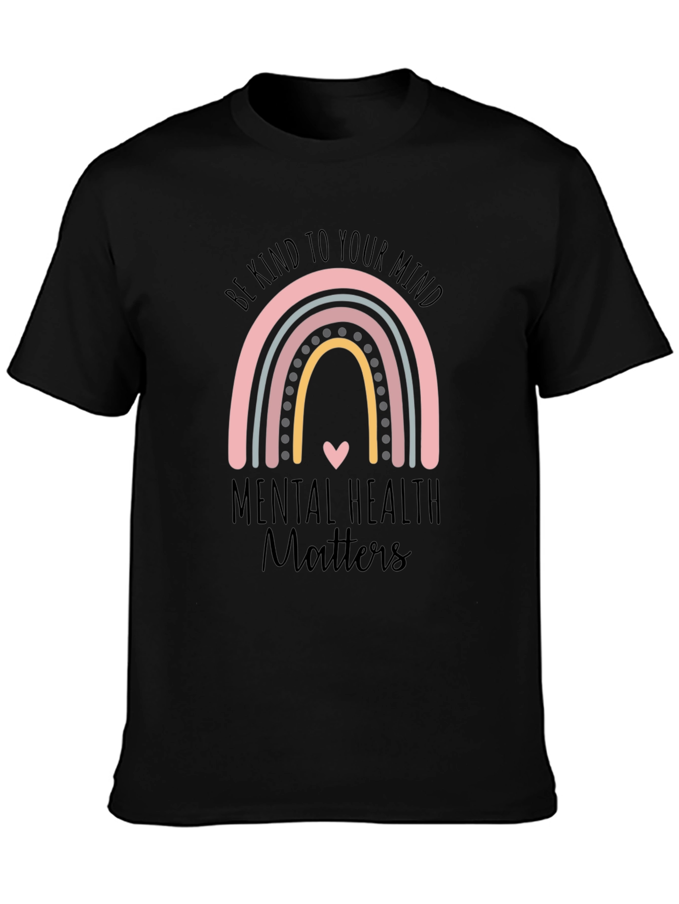 Mental Health Matters Rainbow T-Shirt