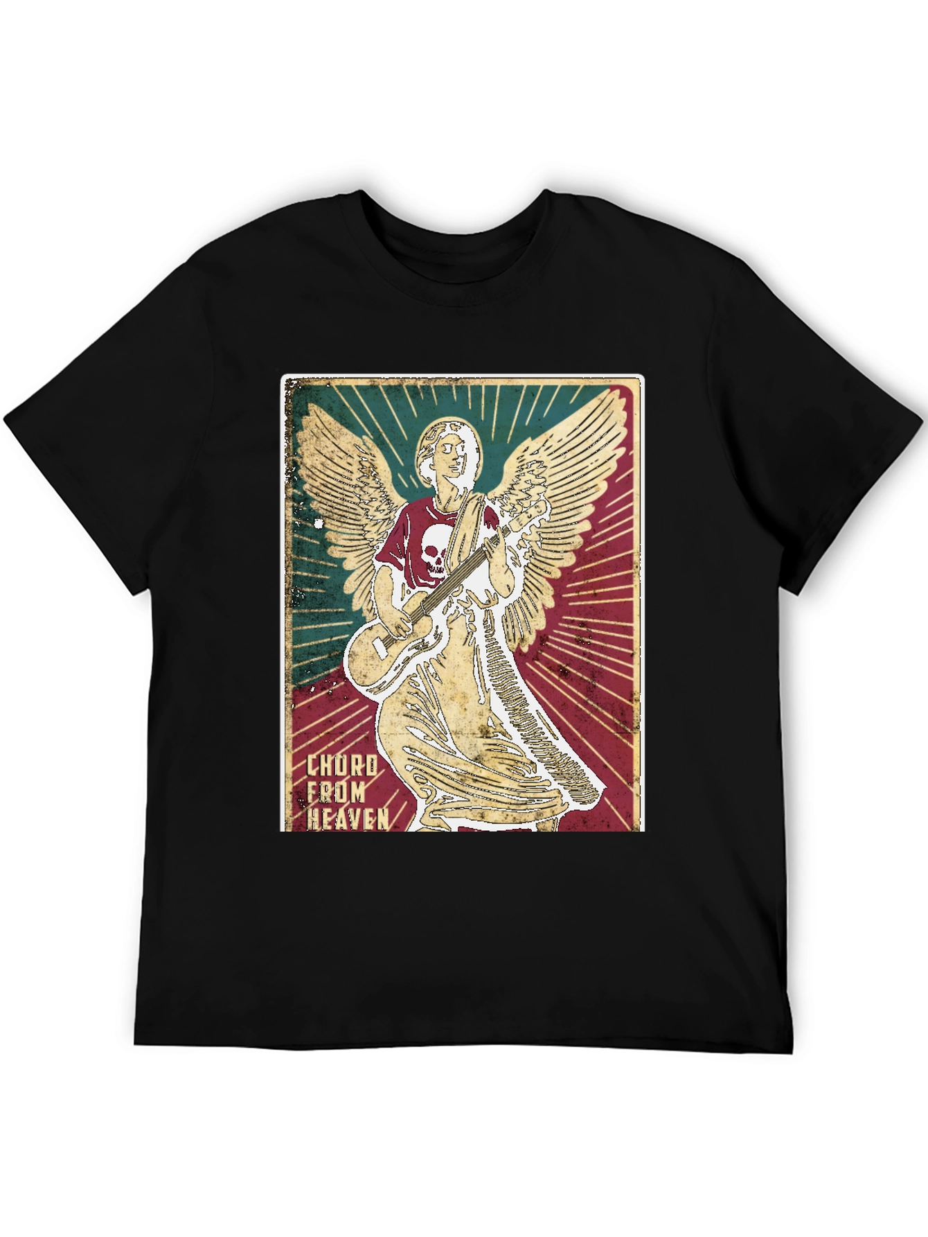 Chord From Heaven T-Shirt Angel Guitarist