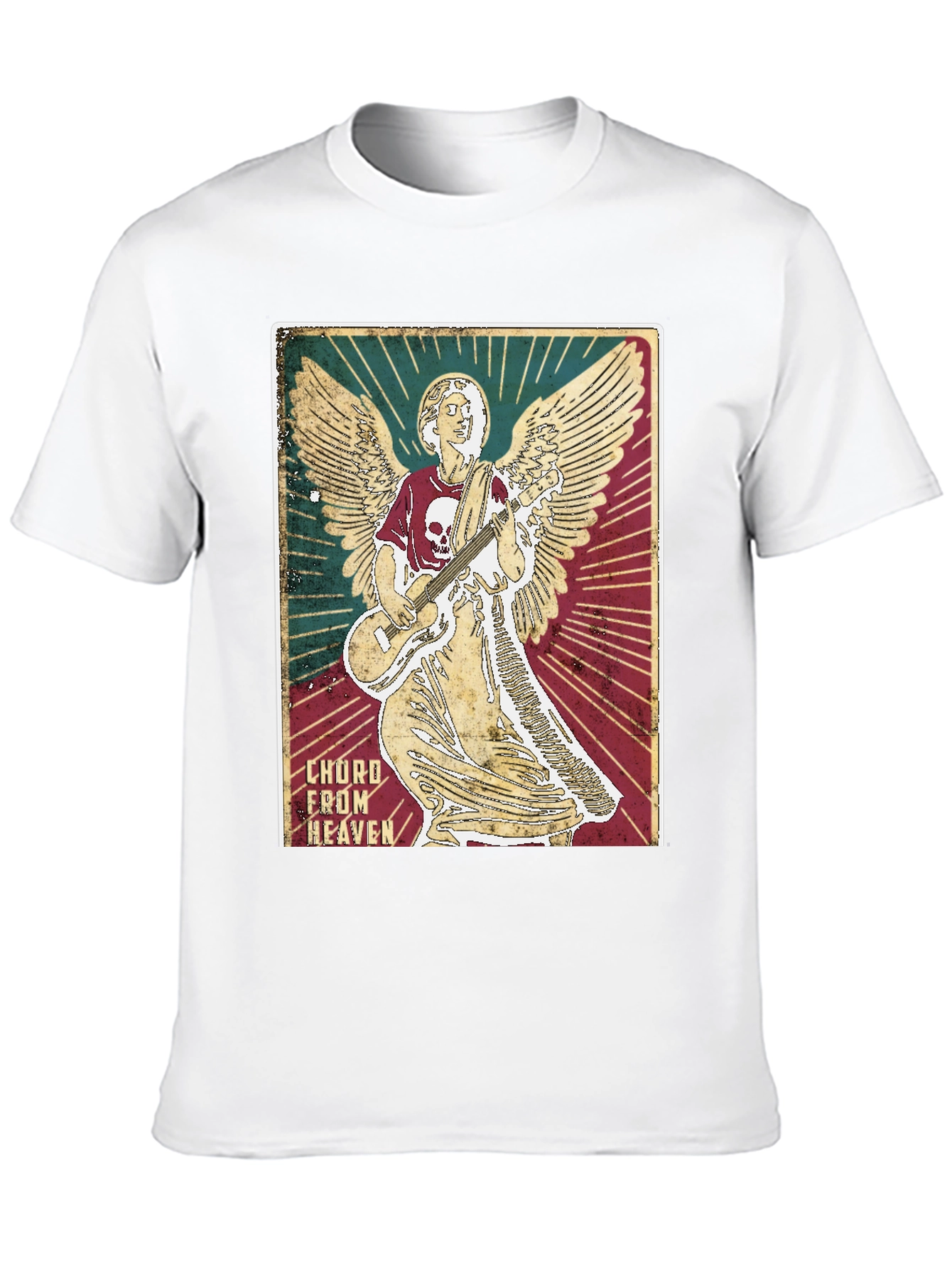 Chord From Heaven T-Shirt Angel Guitarist
