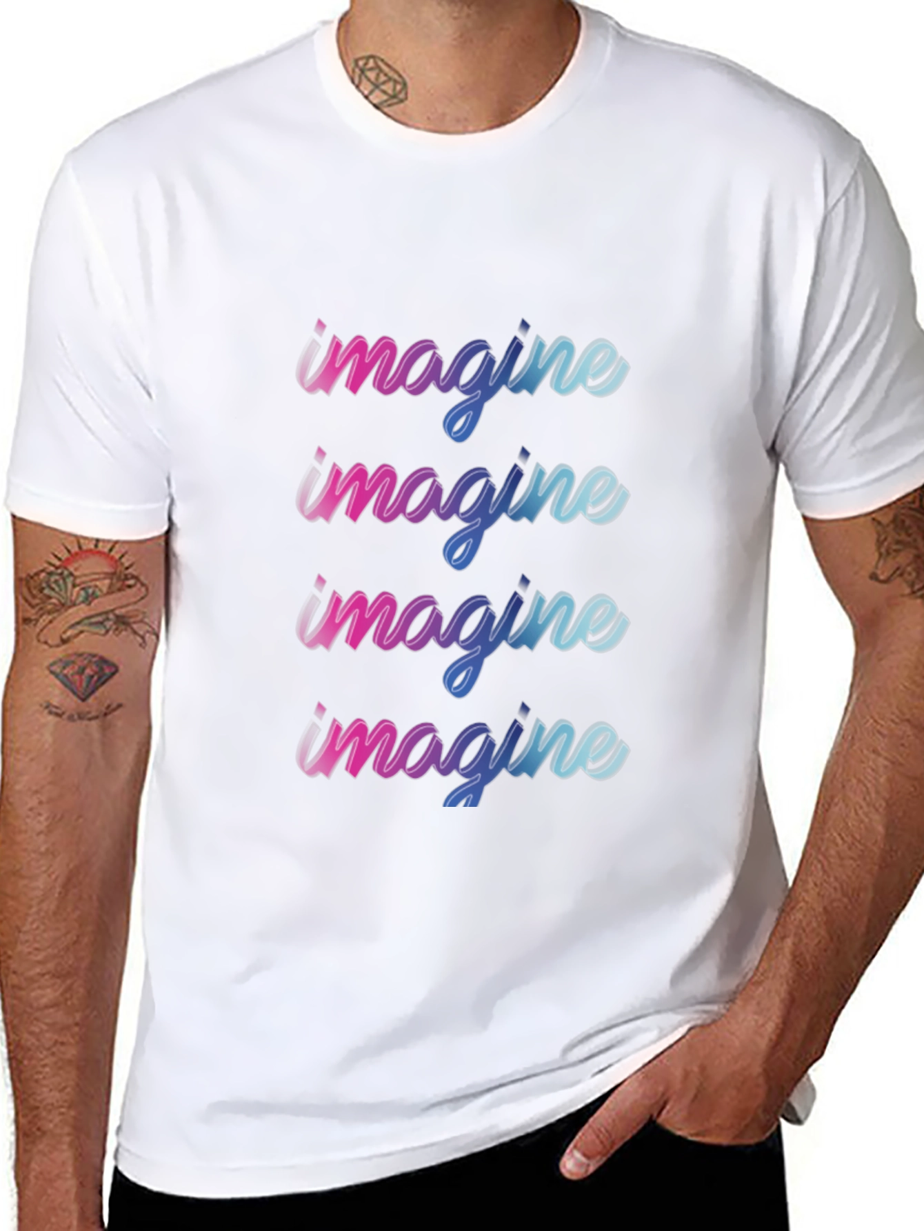 Imagine T-Shirt - Stylish Graphic Tee
