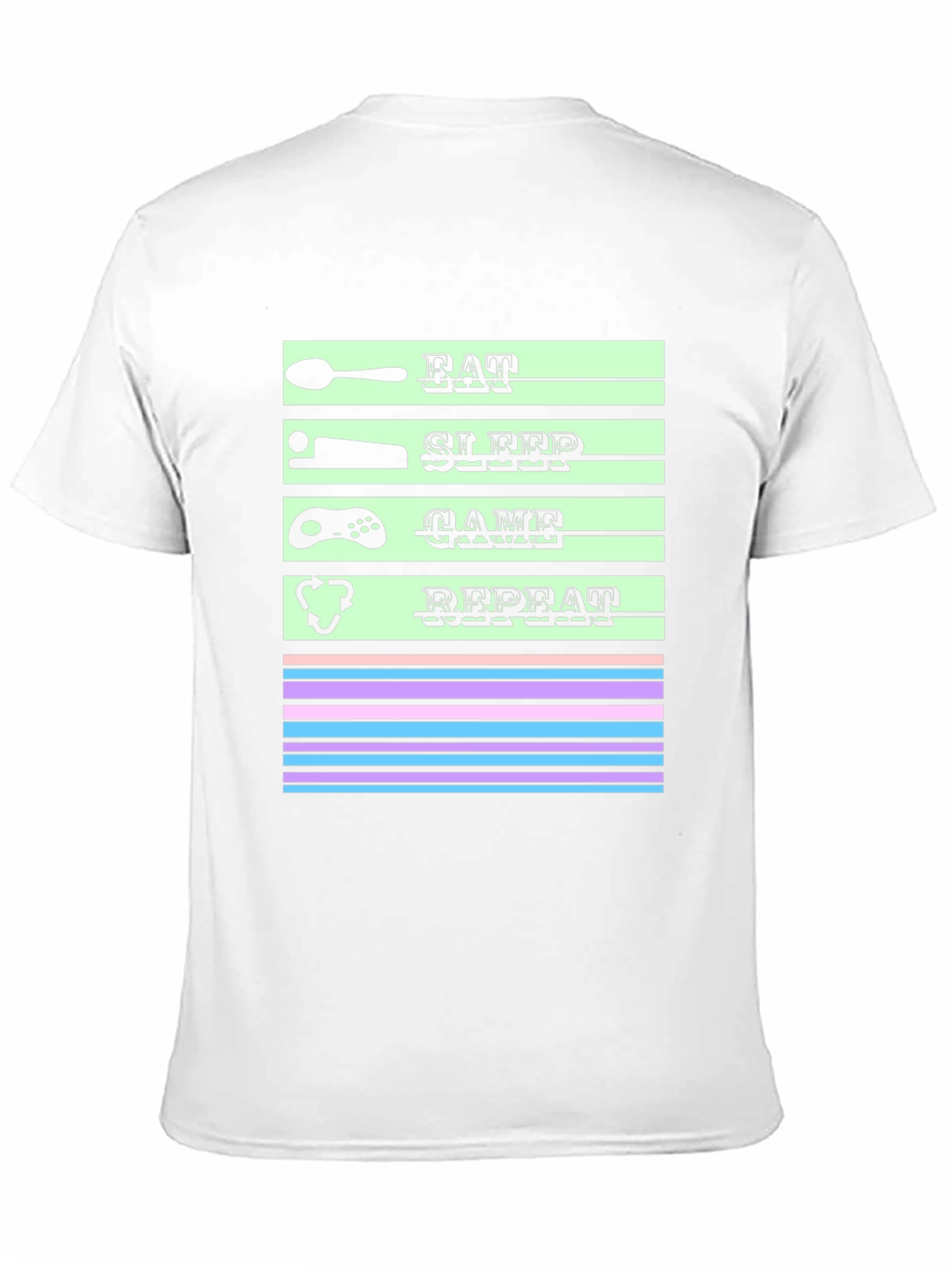 Eat Sleep Game Repeat T-Shirt