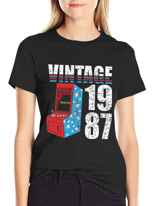 Vintage 1987 Arcade Gamer T-Shirt