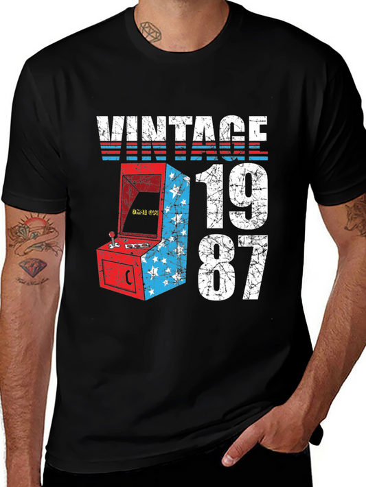 Vintage 1987 Arcade Gamer T-Shirt