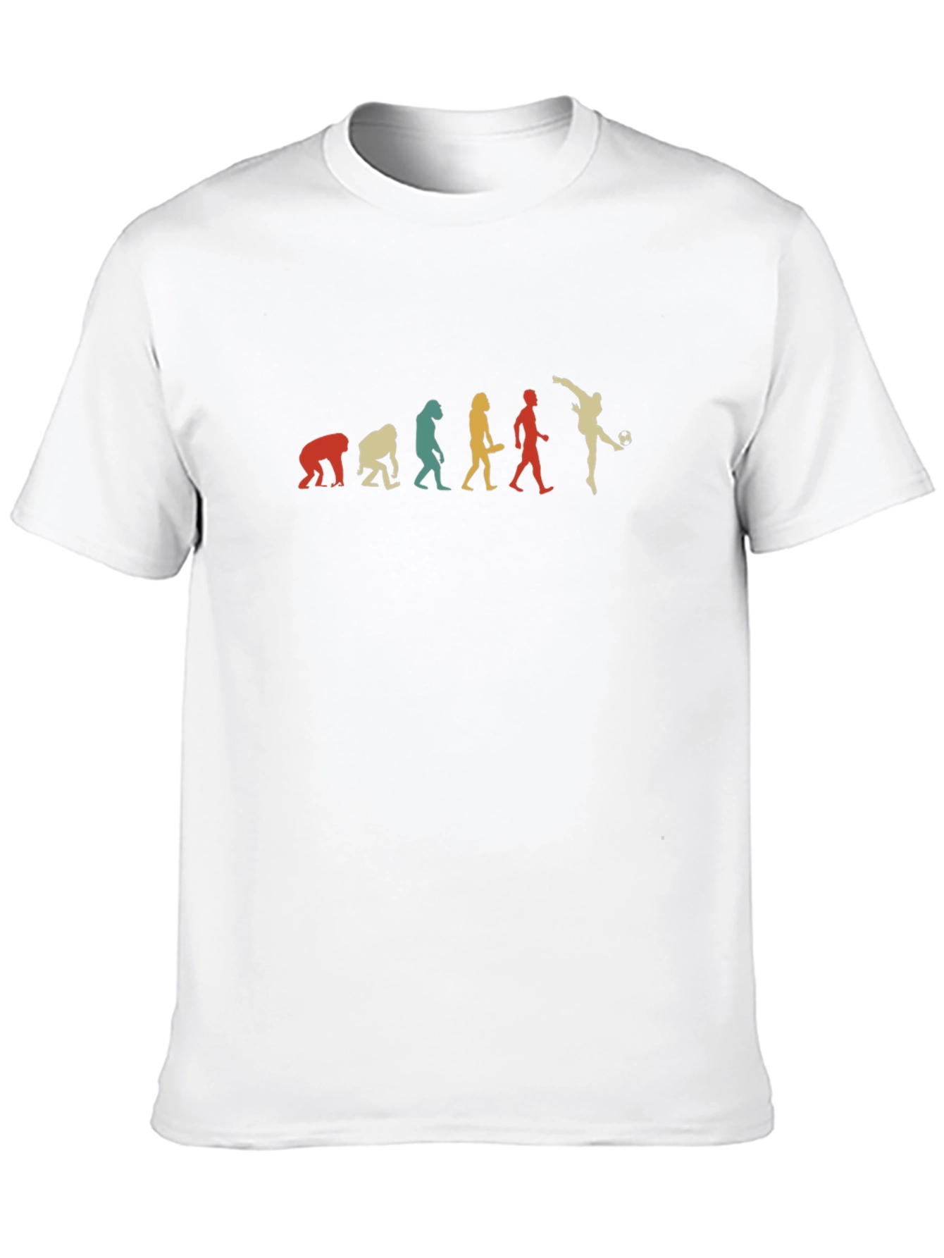 Soccer Evolution Mens Black T-Shirt