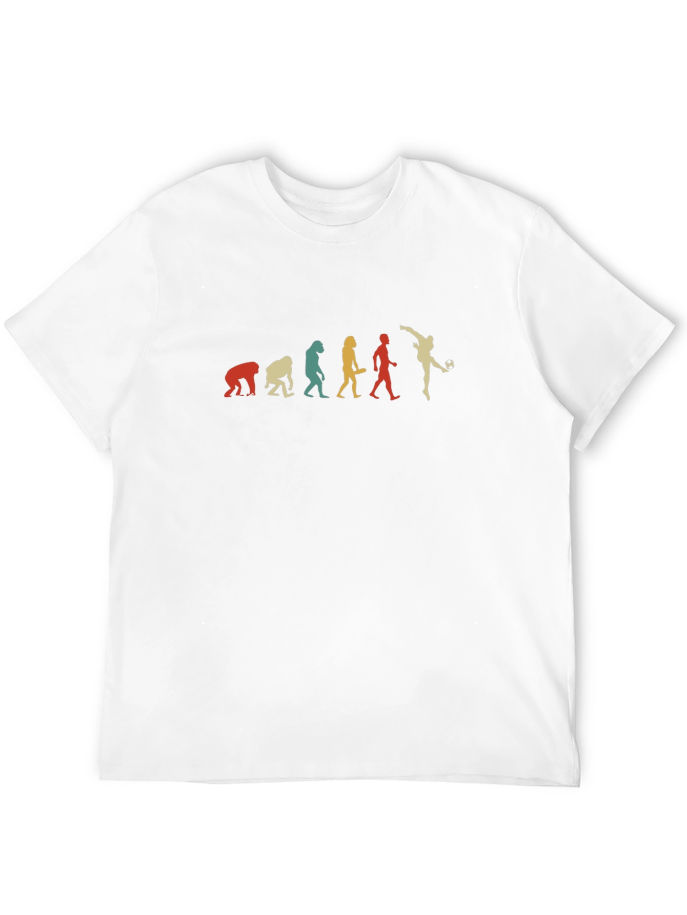 Soccer Evolution Mens Black T-Shirt