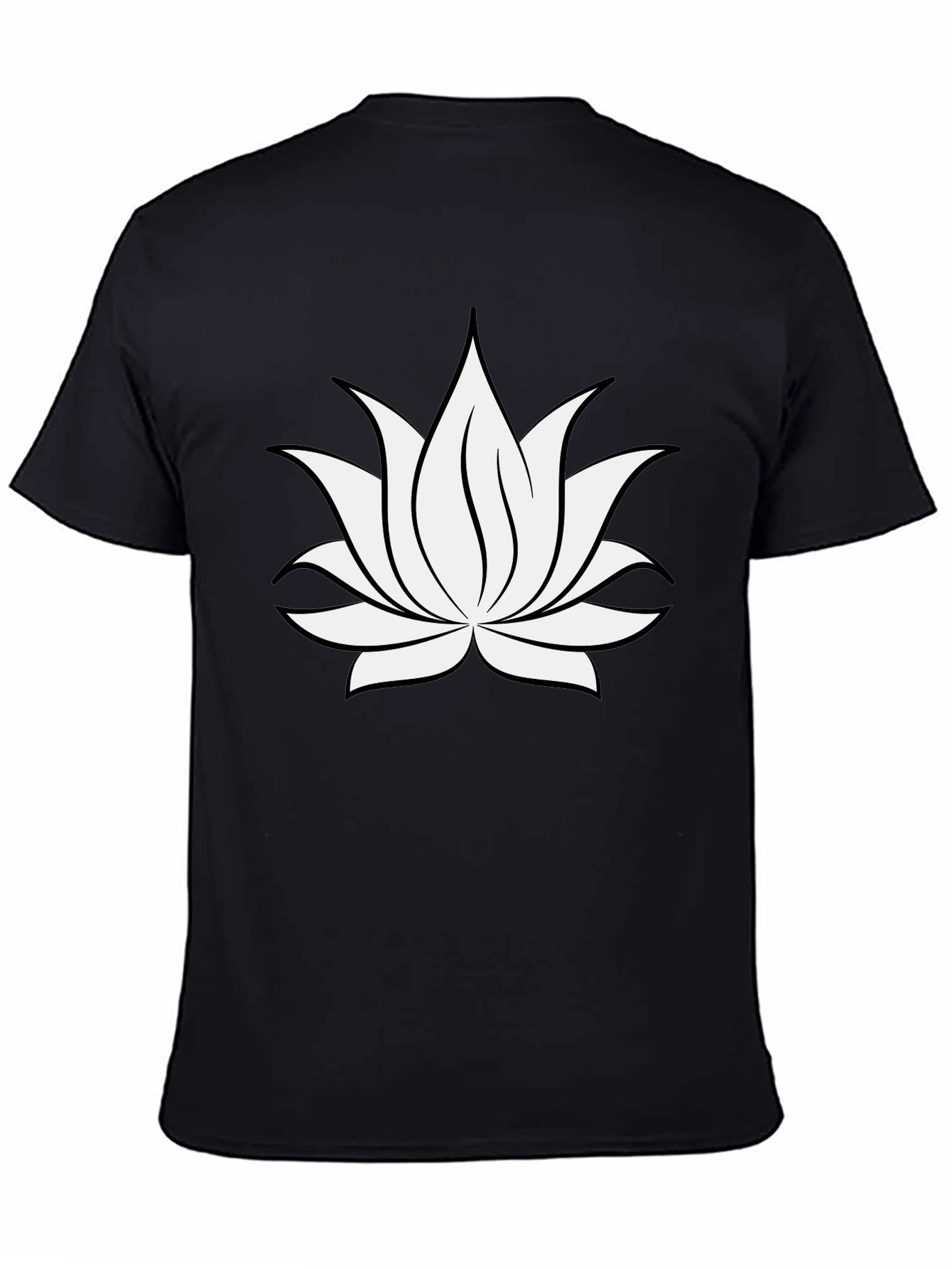 Lotus Flower Graphic T-Shirt - Soft Cotton Blend