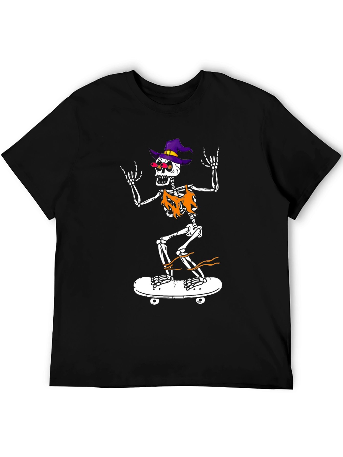 Cool Skeleton Skateboard T-Shirt