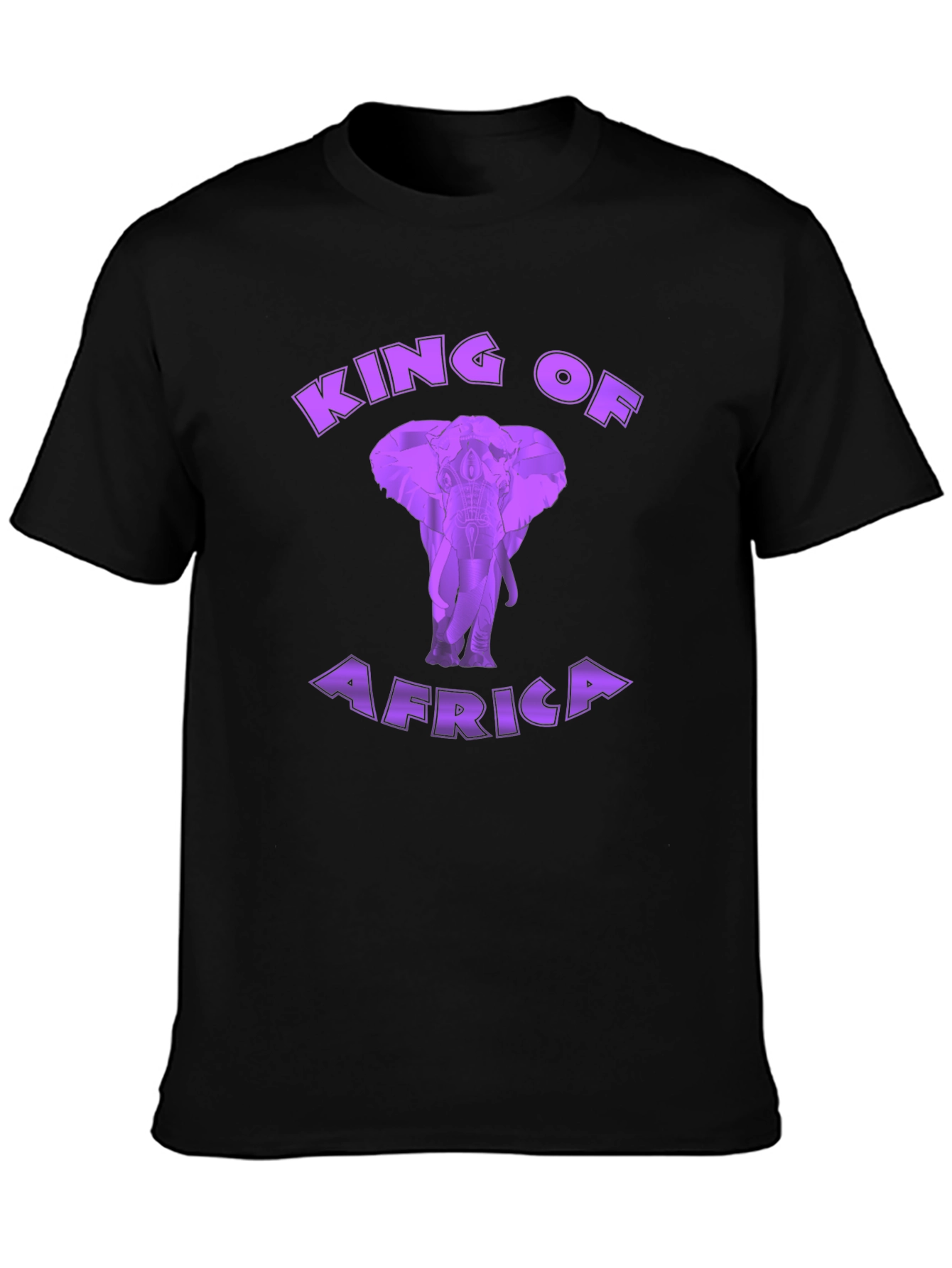 King of Africa Elephant Graphic T-Shirt