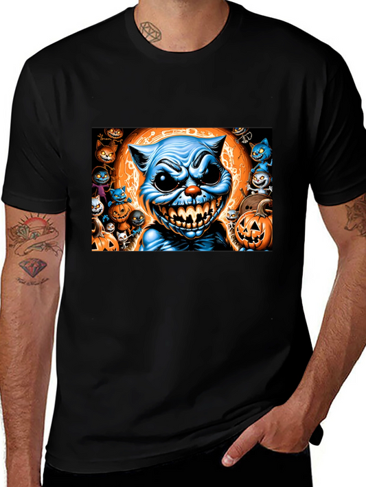 Halloween Cat Graphic Tee