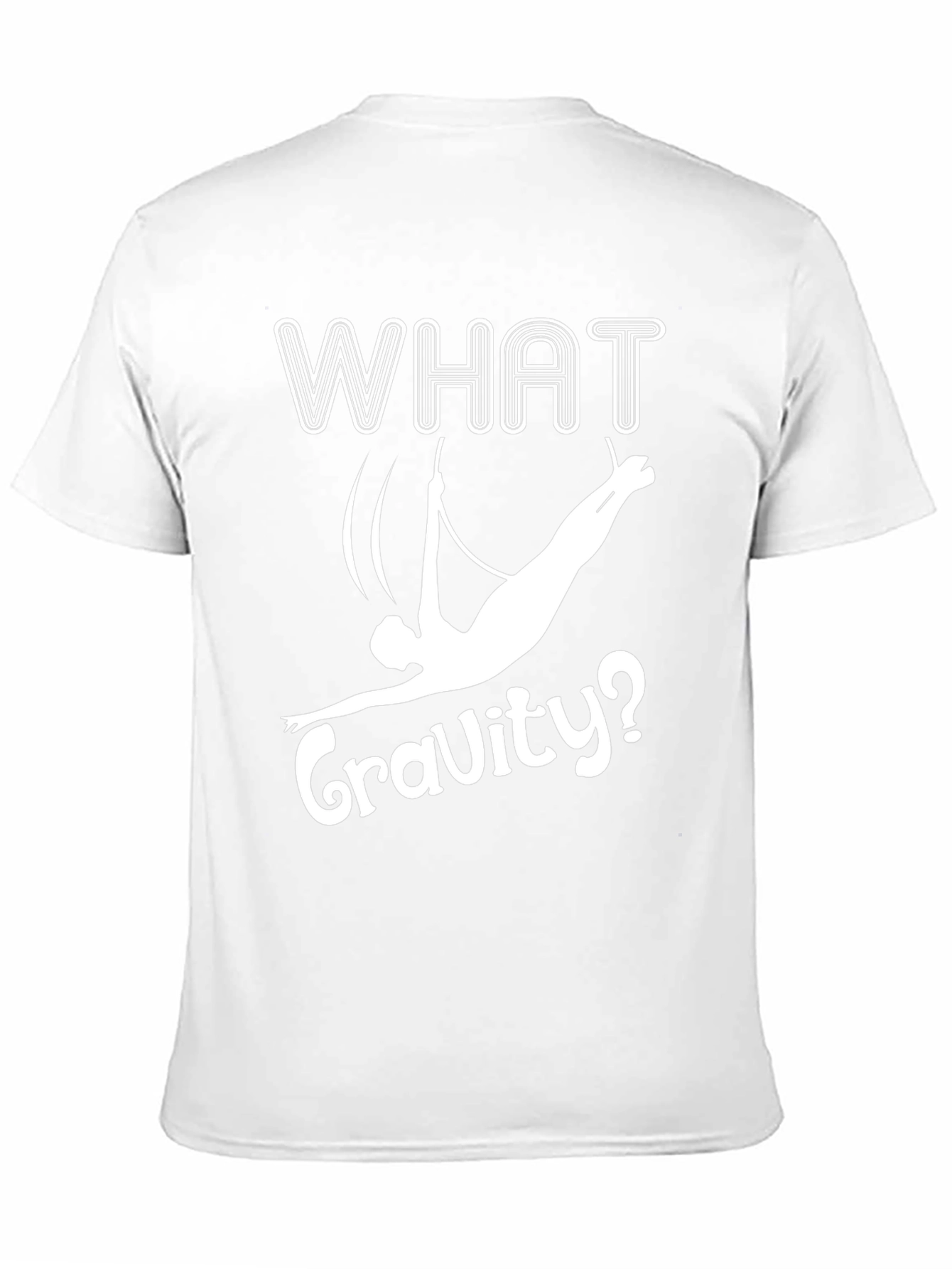 What Gravity? Aerial Acrobat T-Shirt - Black Cotton Tee