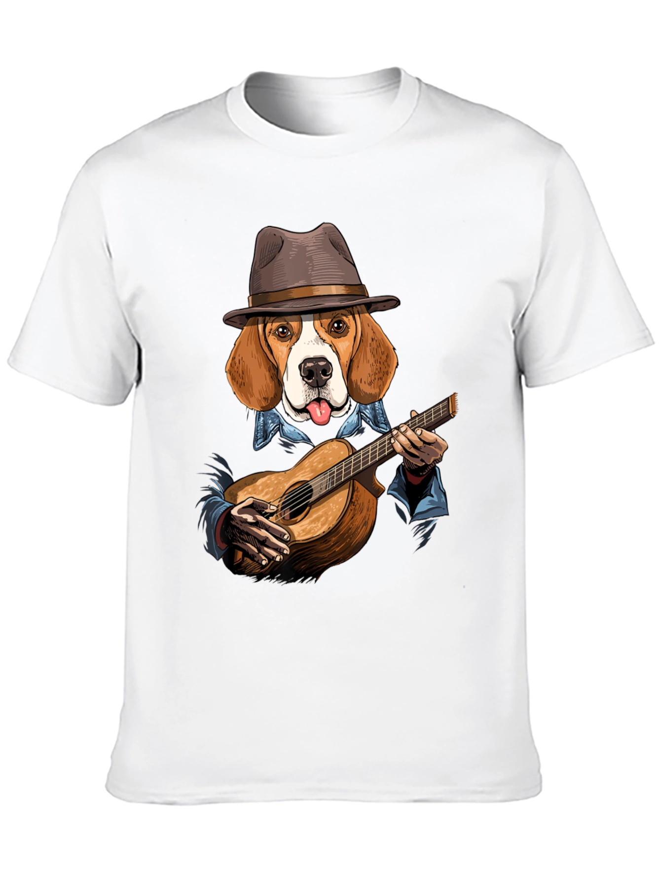 Dog Playing Guitar T-Shirt