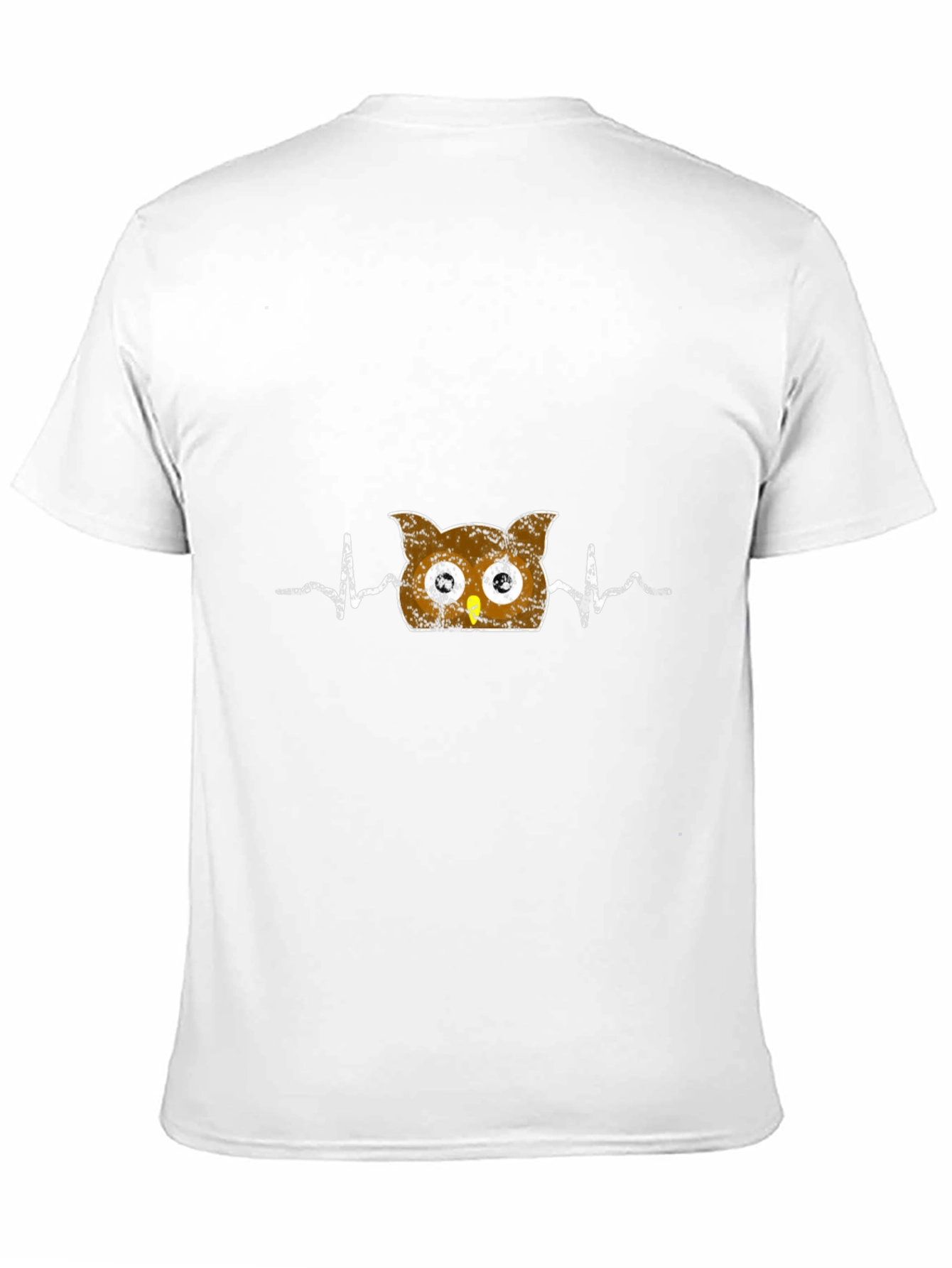 Owl Heartbeat T-Shirt - Fun Animal Graphic Tee
