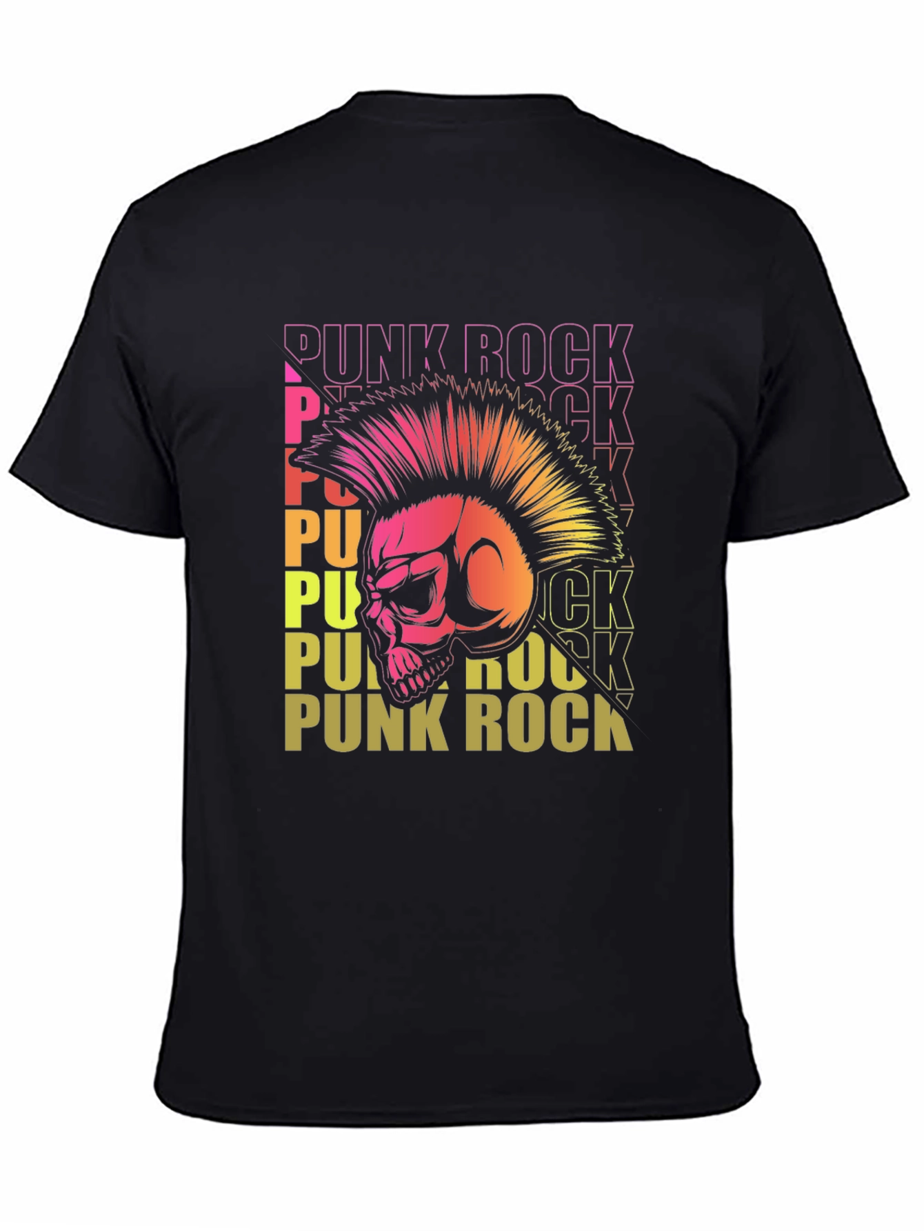 Punk Rock Skull T-Shirt - Edgy Graphic Tee