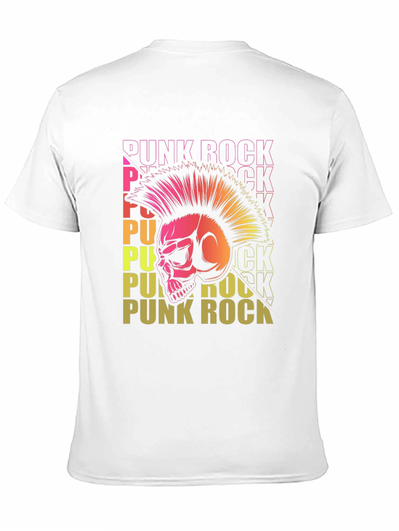 Punk Rock Skull T-Shirt - Edgy Graphic Tee