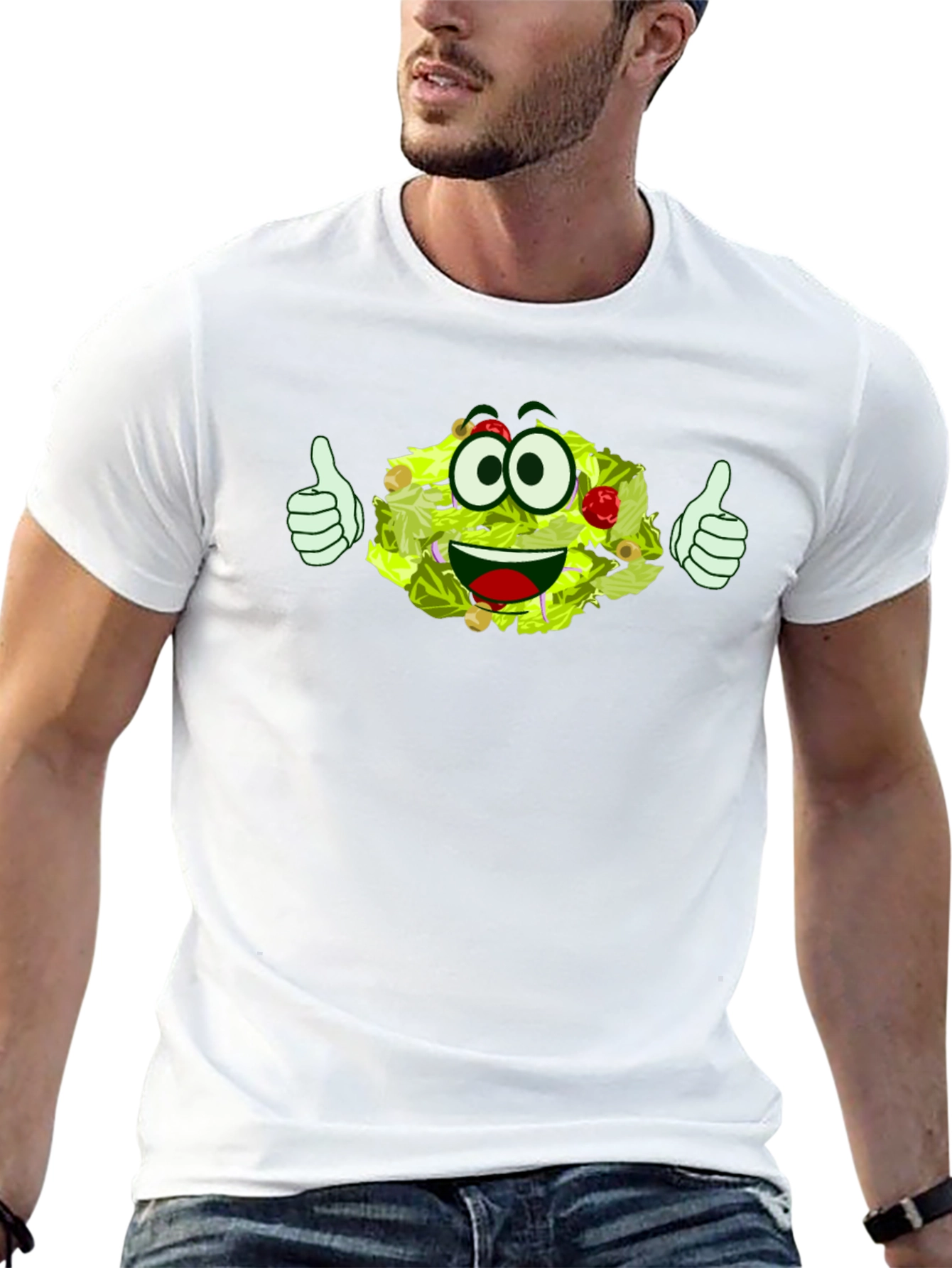 Funny Cartoon Salad T-Shirt