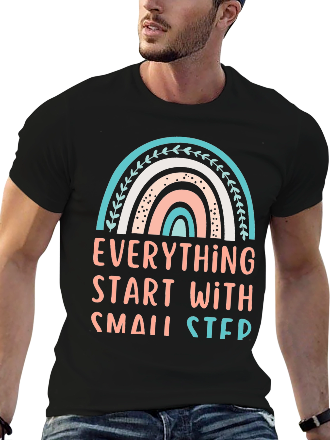 Everything Starts With Small Steps Graphic Tee