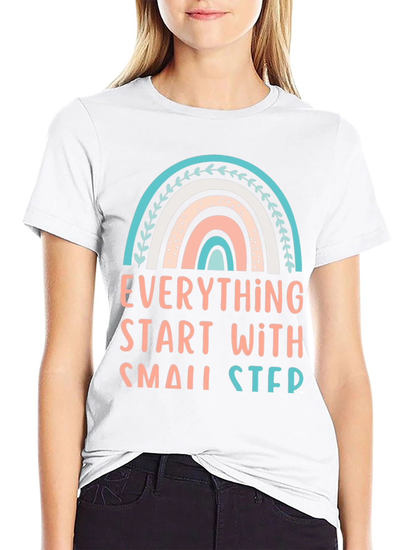 Everything Starts With Small Steps Graphic Tee