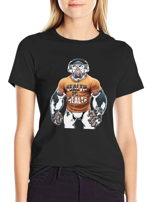Health is Health Gorilla Graphic T-Shirt