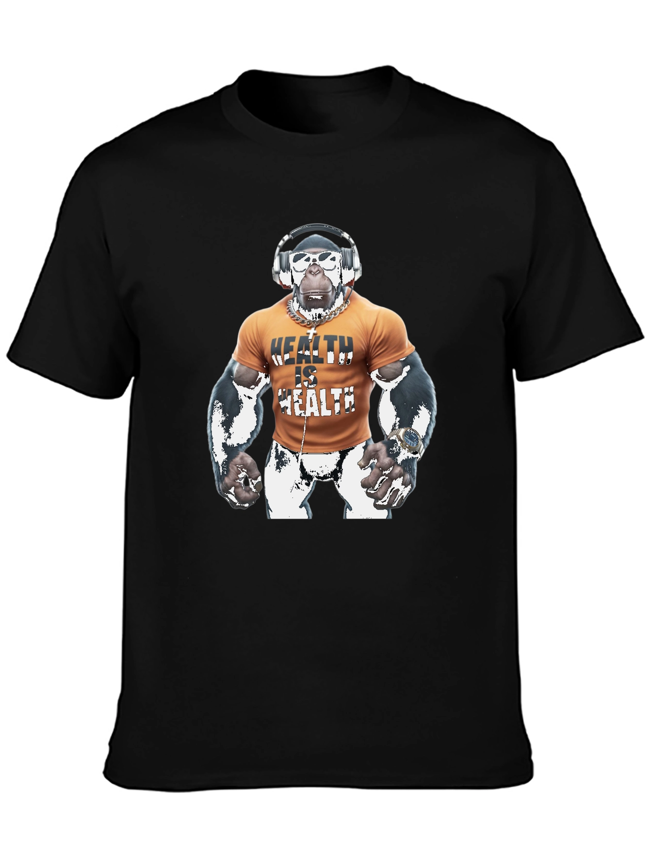 Health is Health Gorilla Graphic T-Shirt