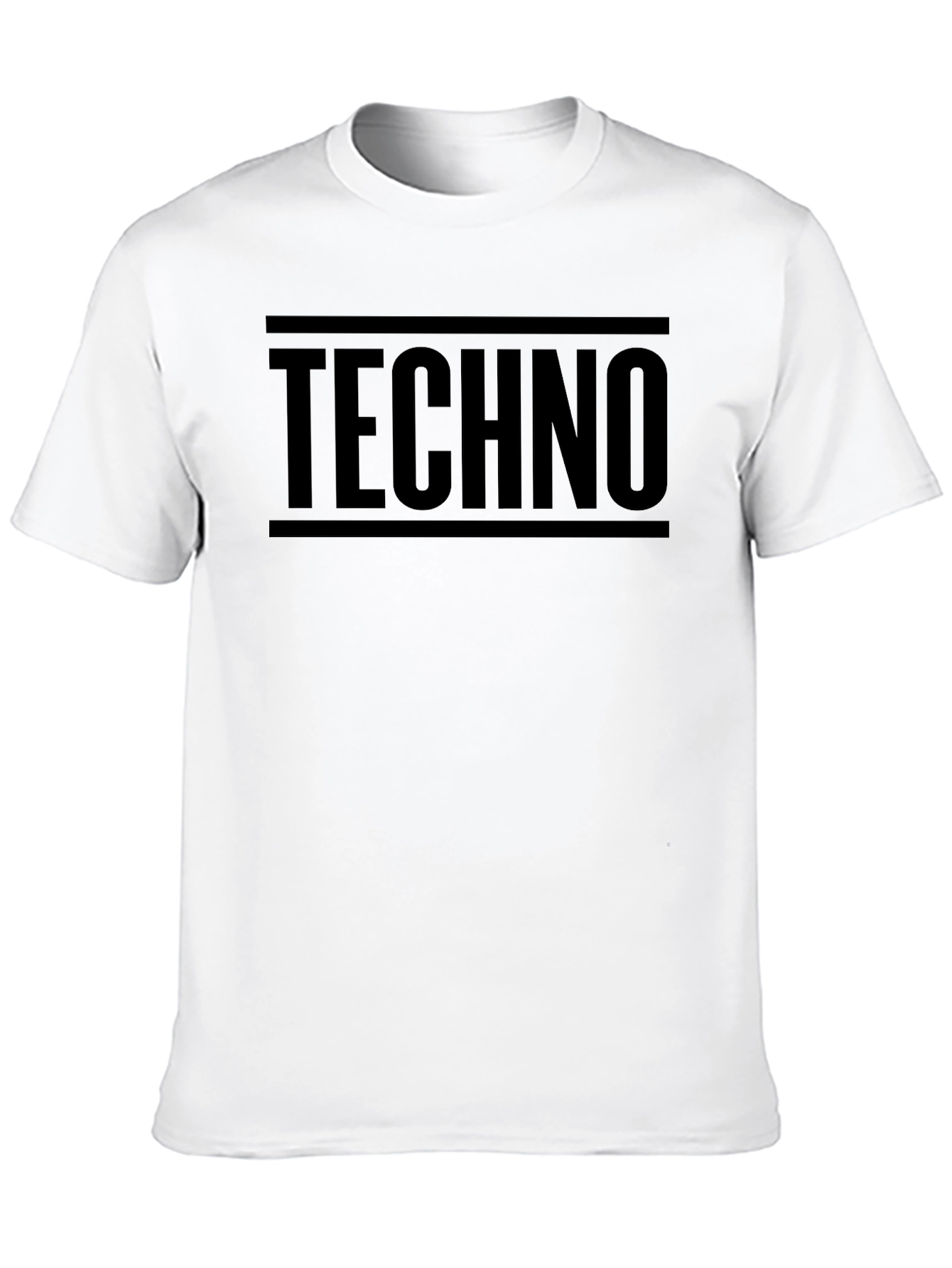 Techno Music T-Shirt - Black Graphic Tee