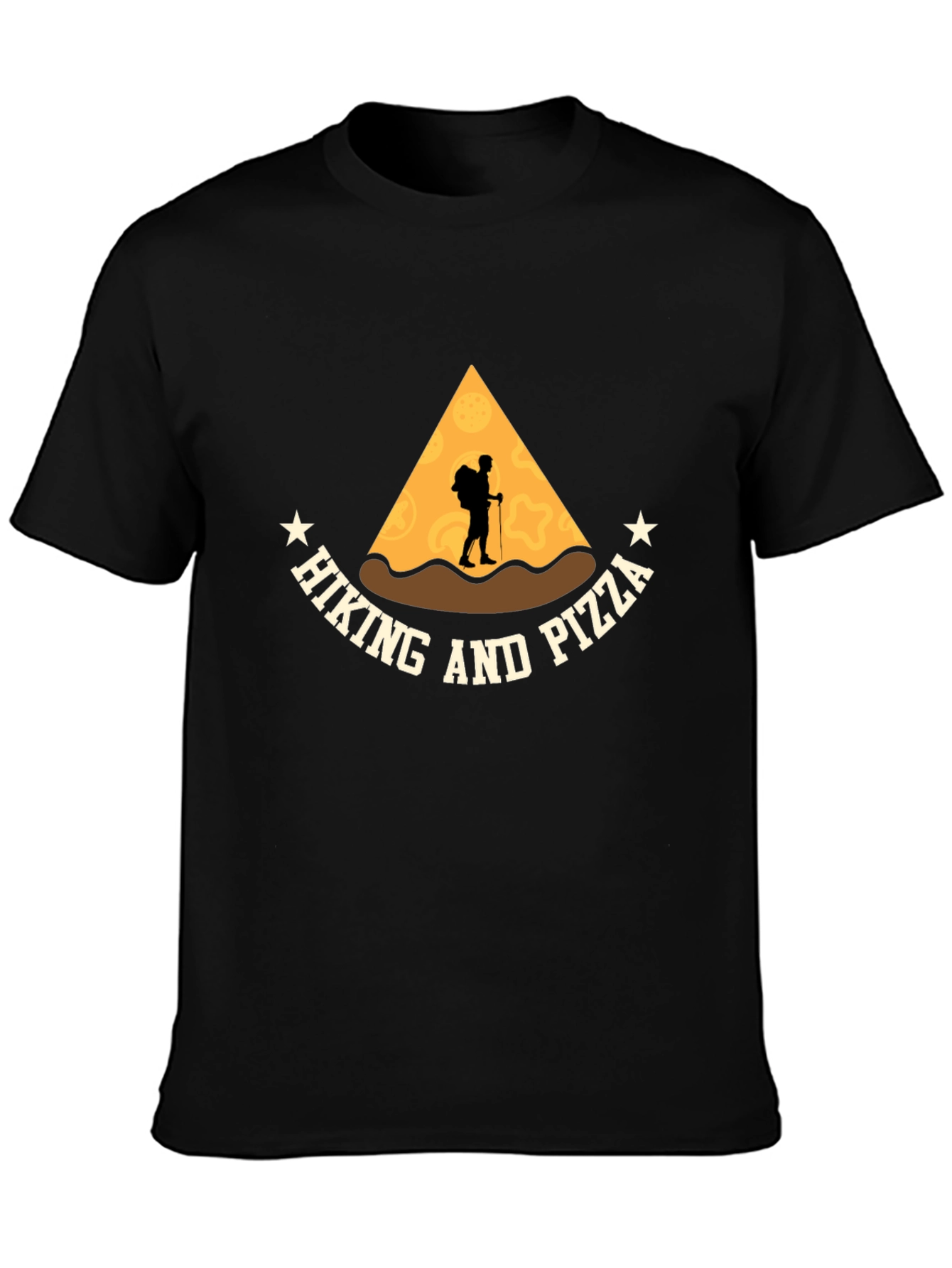 Hiking and Pizza Graphic Tee