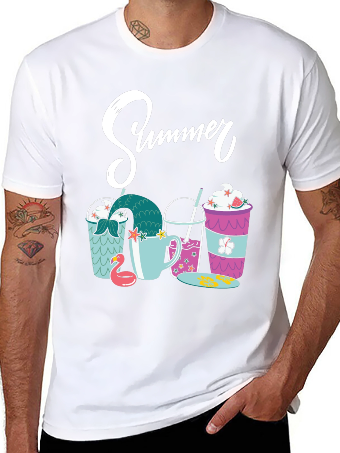 Summer Drink Graphic Tee
