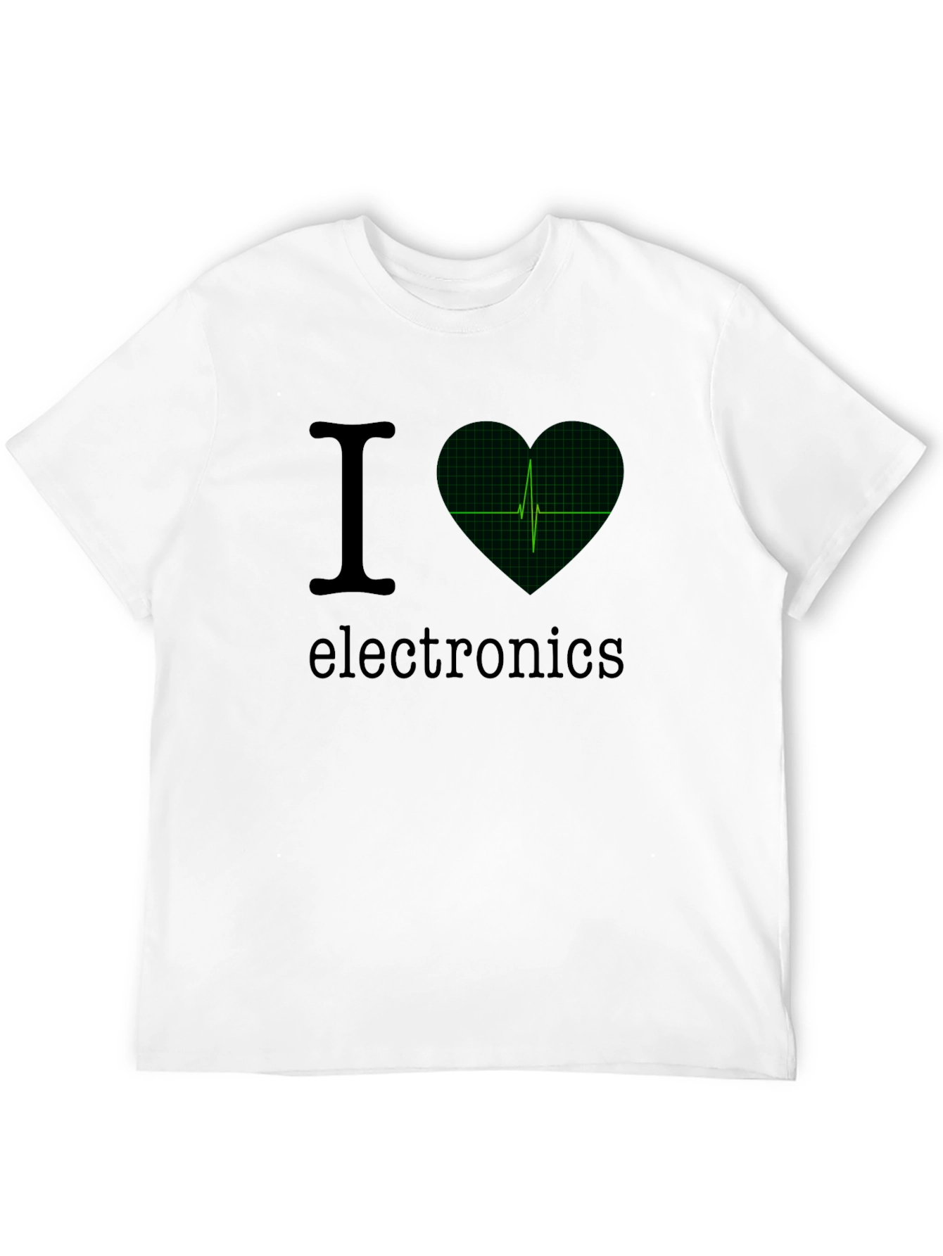 I Heart Electronics T-Shirt - Black