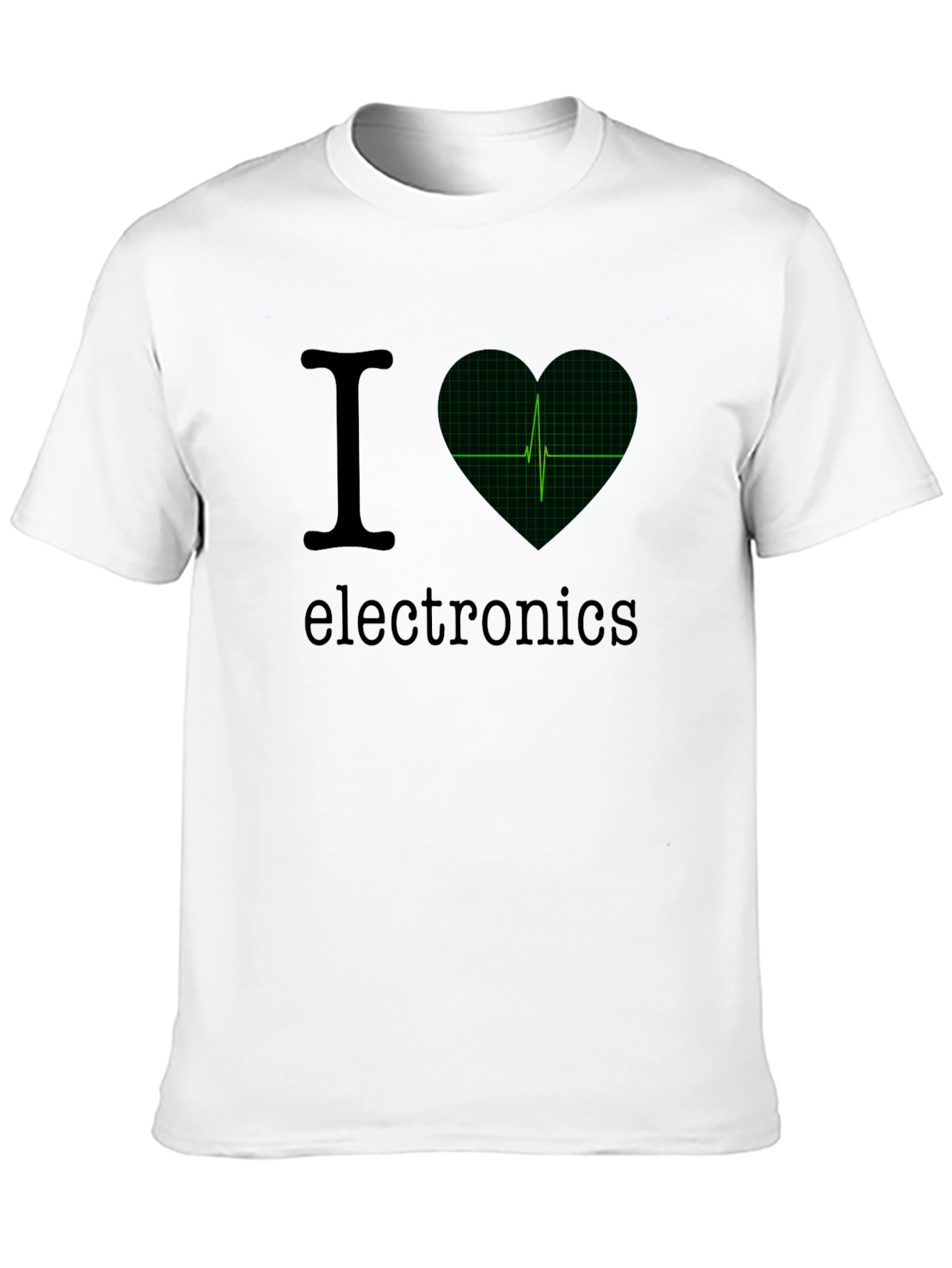 I Heart Electronics T-Shirt - Black