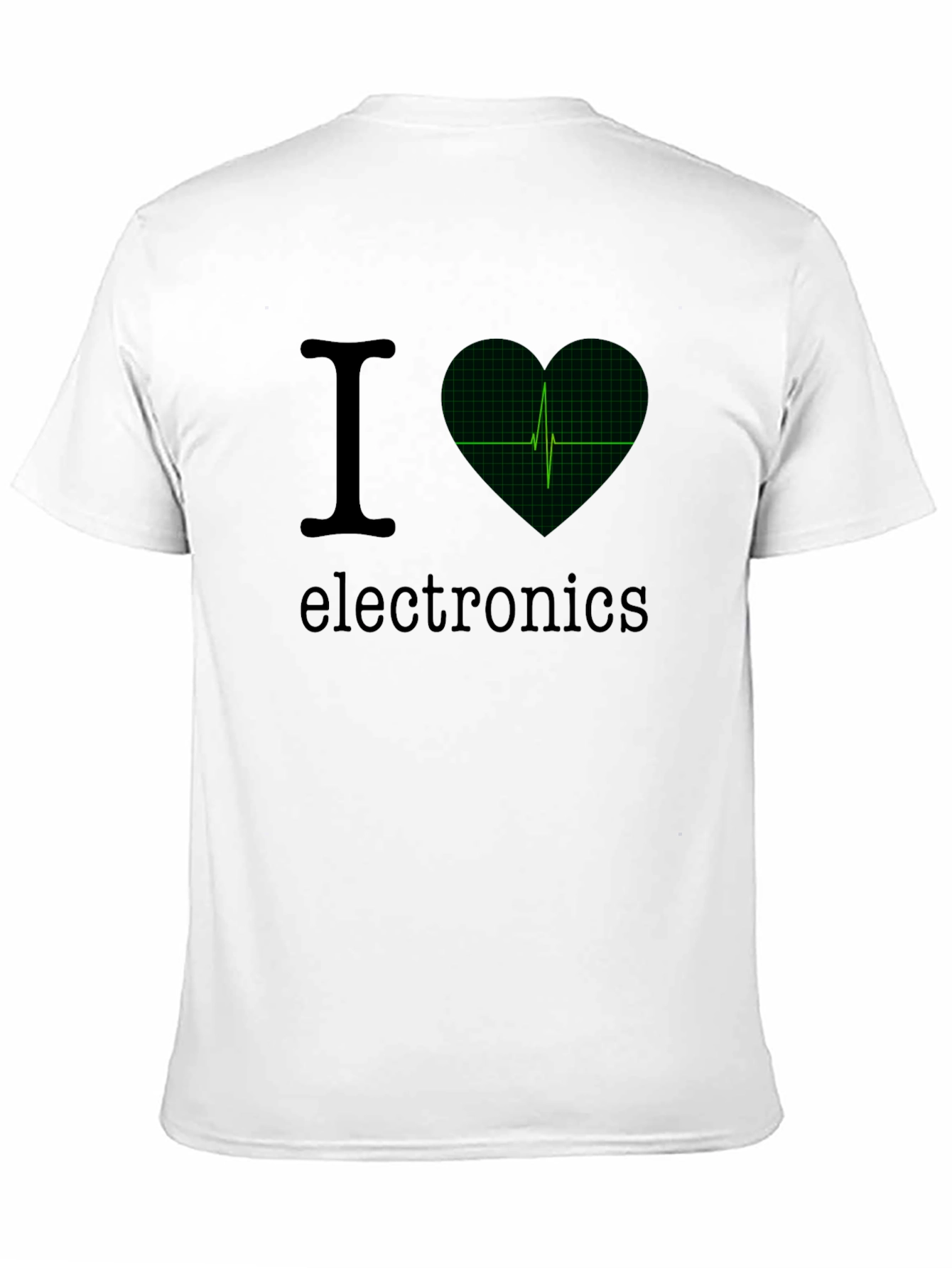 I Heart Electronics T-Shirt - Black