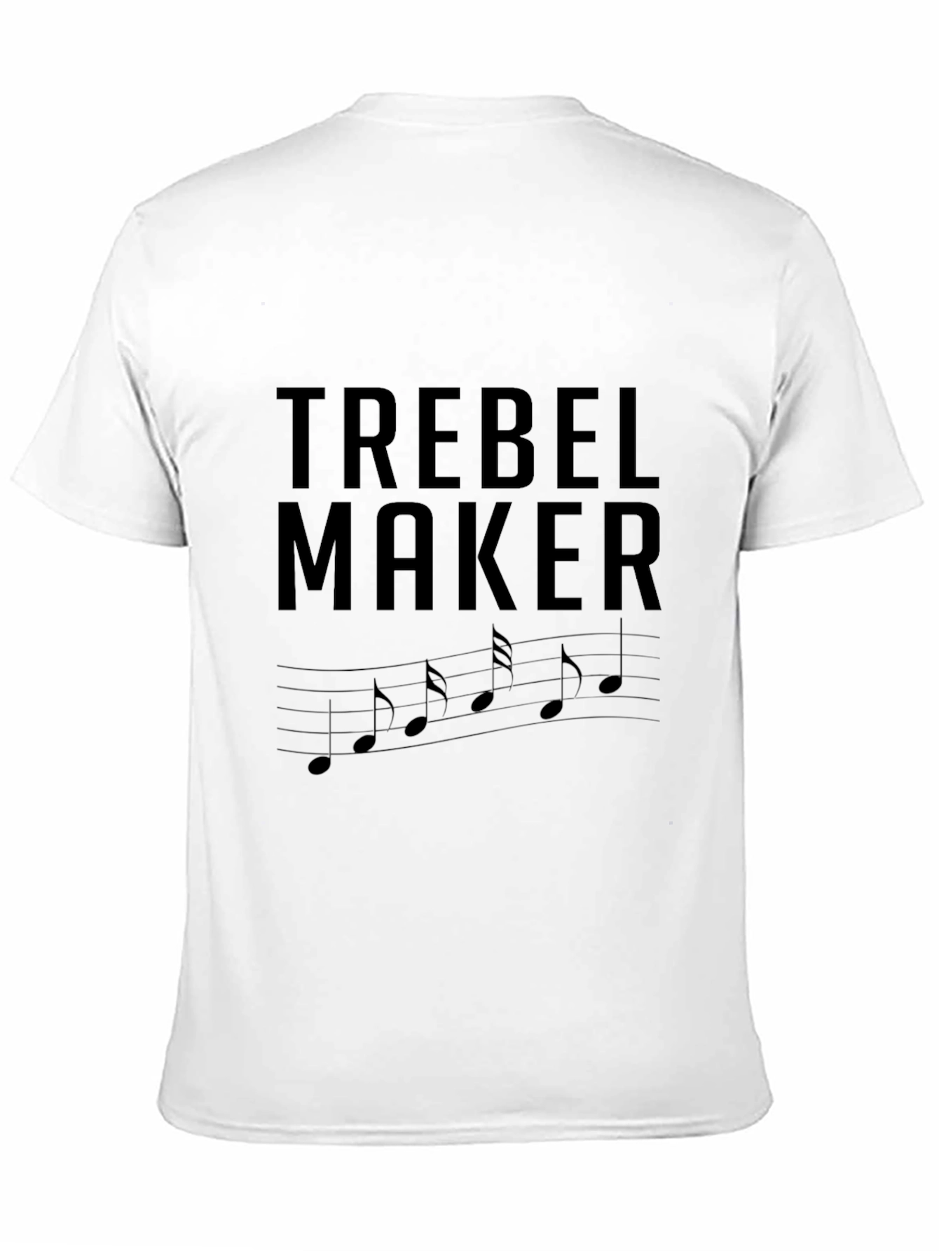 Trebel Maker Music Notes Graphic T-Shirt
