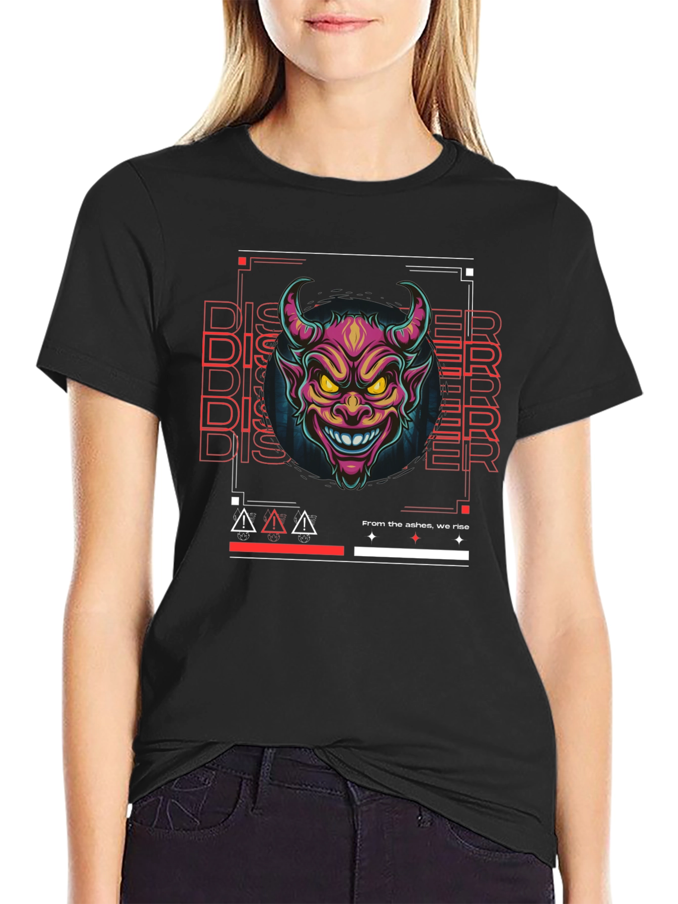 Disorder Devil Graphic Tee - Rise From Ashes