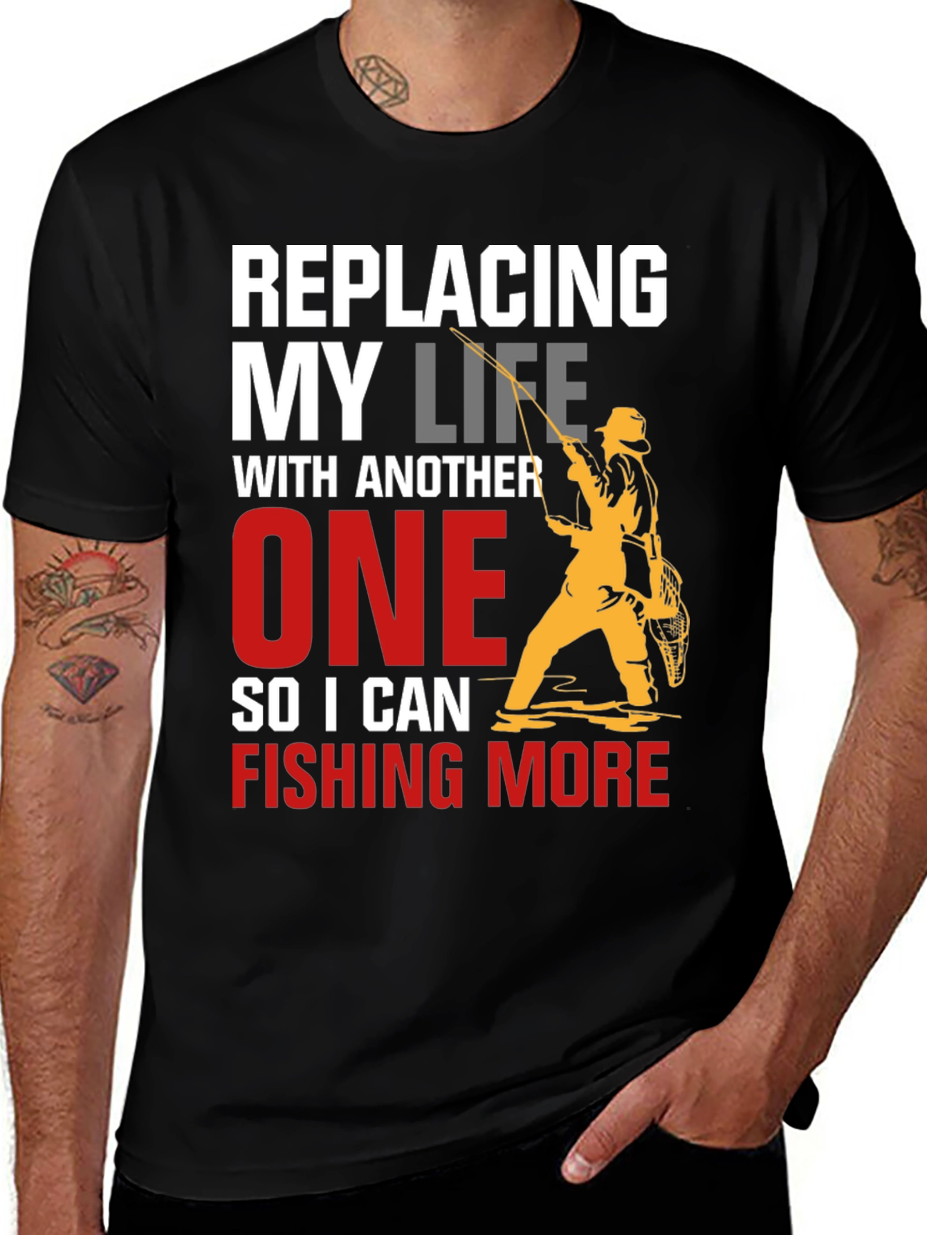 Fishing Life T-Shirt - Replacing My Life