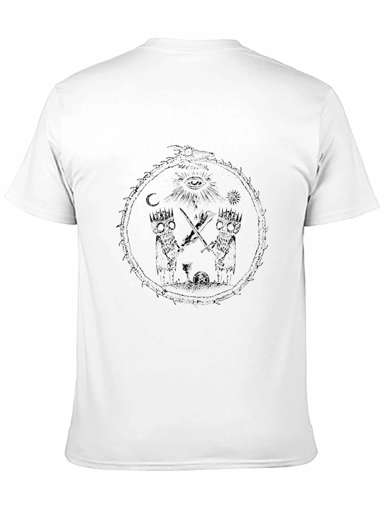 Occult Design Black T-Shirt
