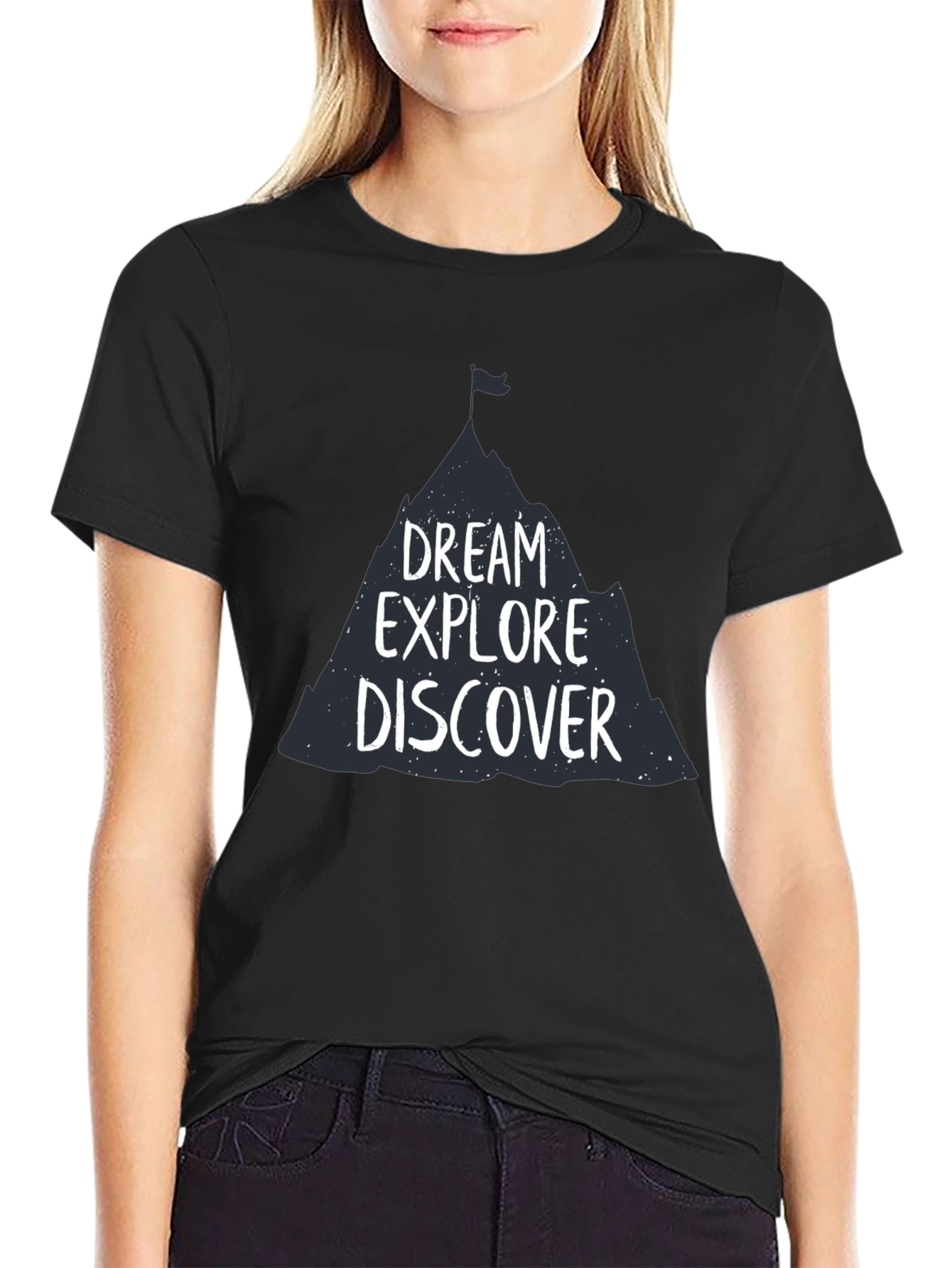 Dream Explore Discover Graphic Tee - Adventure Awaits