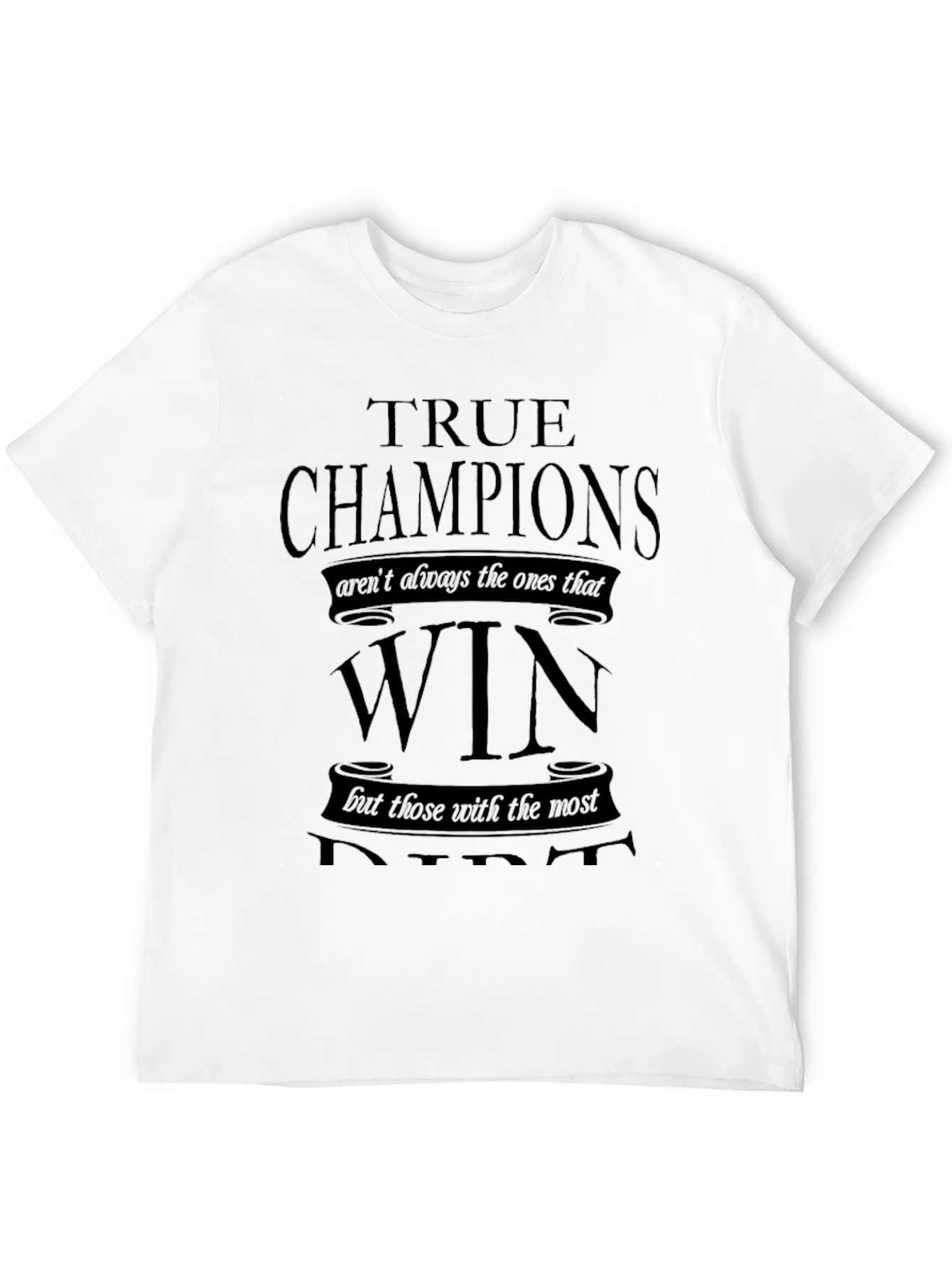 True Champions Black Graphic T-Shirt