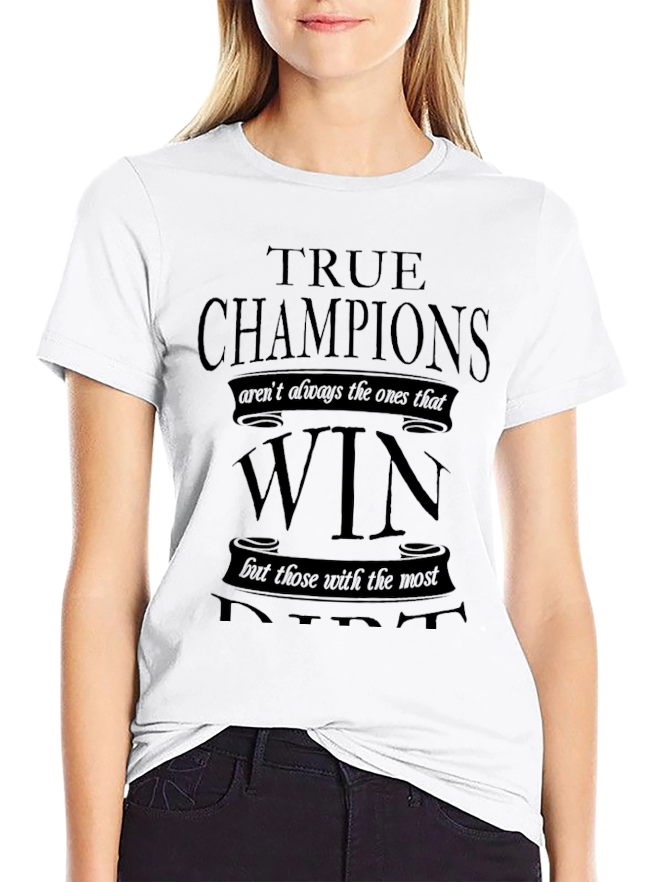 True Champions Black Graphic T-Shirt