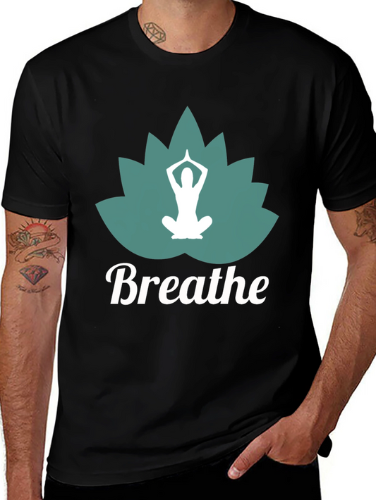 Yoga Breathe T-Shirt: Meditative Style
