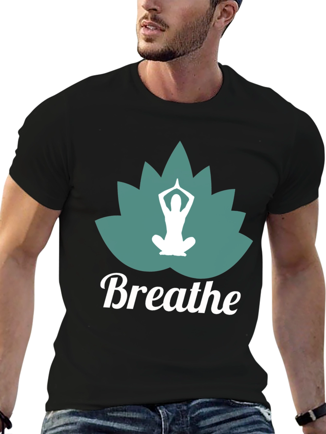 Yoga Breathe T-Shirt: Meditative Style