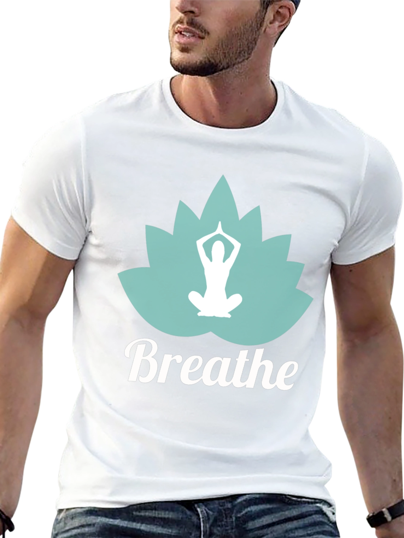 Yoga Breathe T-Shirt: Meditative Style