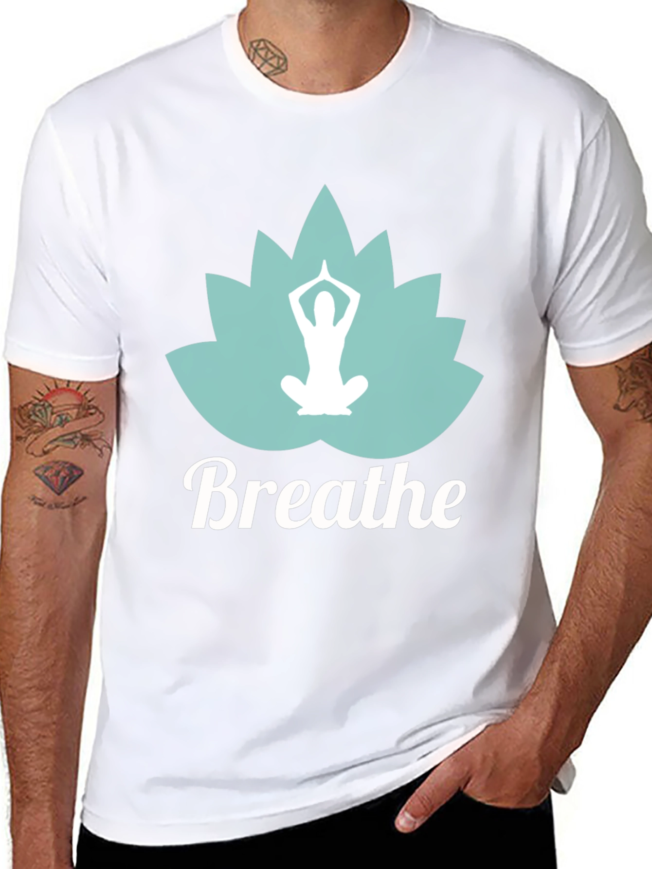 Yoga Breathe T-Shirt: Meditative Style