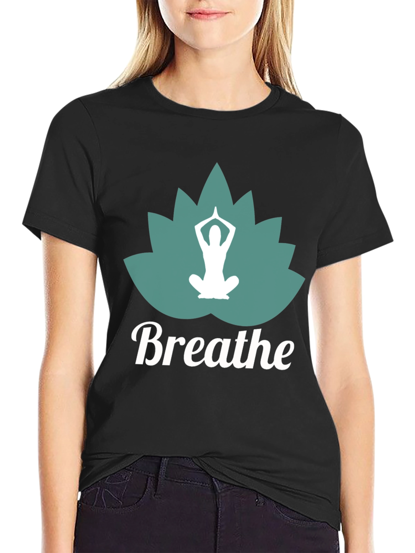 Yoga Breathe T-Shirt: Meditative Style
