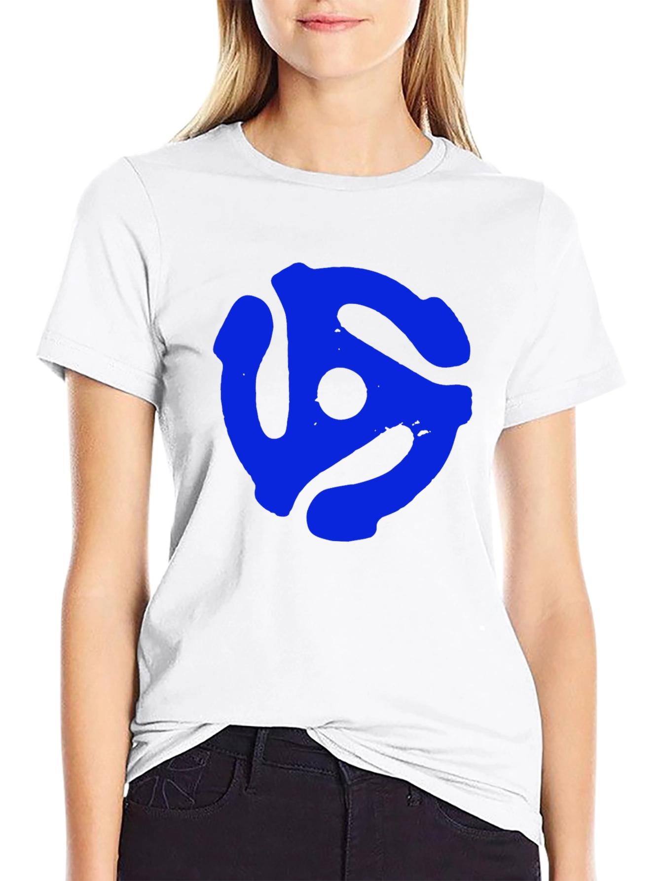Retro Vinyl Record Adapter Graphic T-Shirt