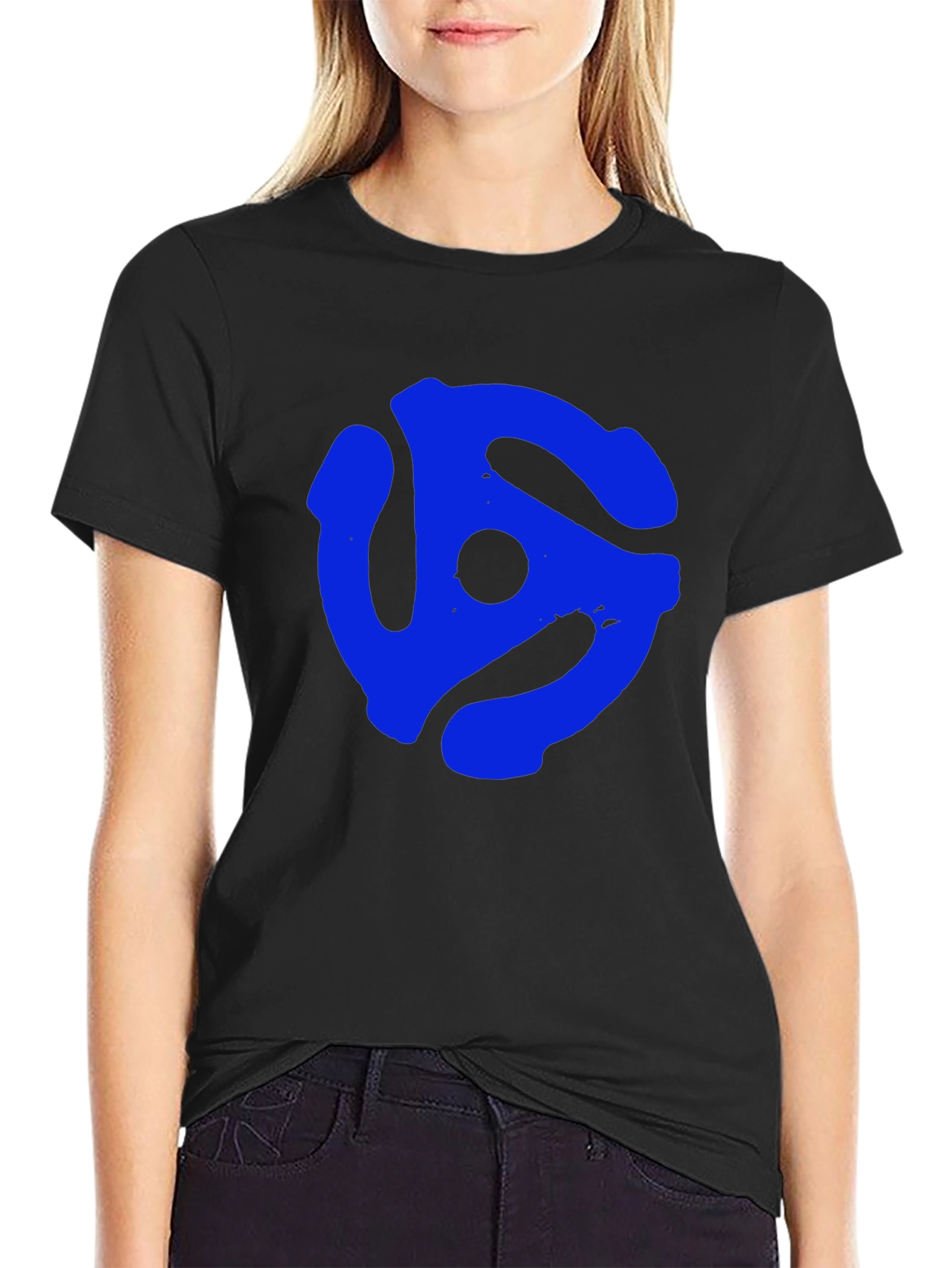 Retro Vinyl Record Adapter Graphic T-Shirt