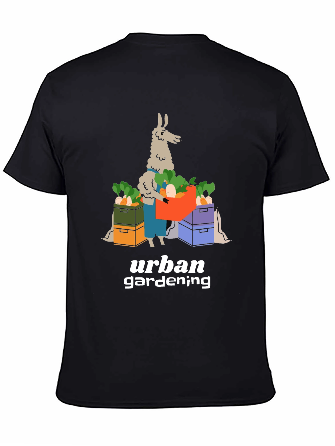 Urban Gardening Llama T-Shirt