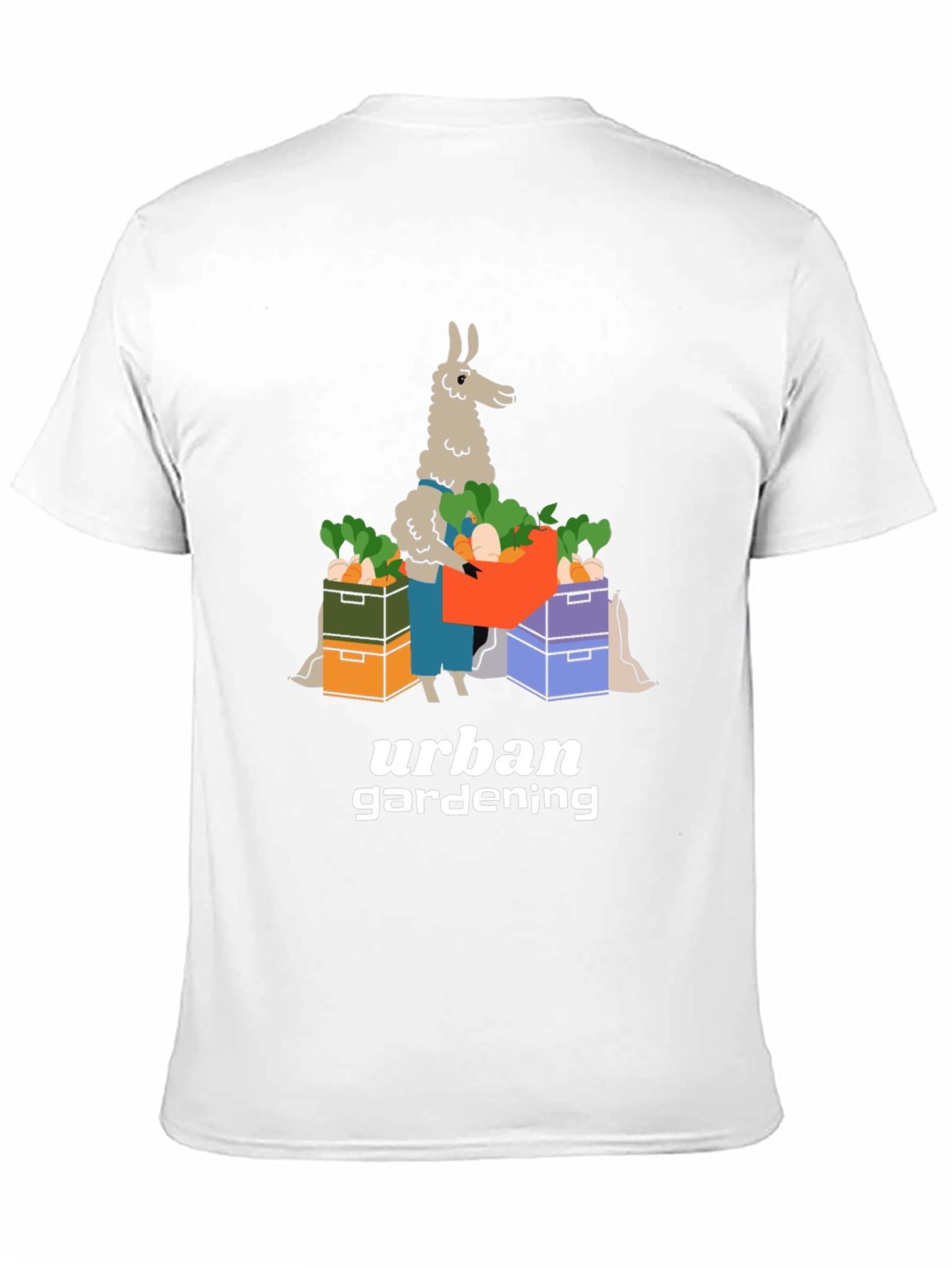 Urban Gardening Llama T-Shirt