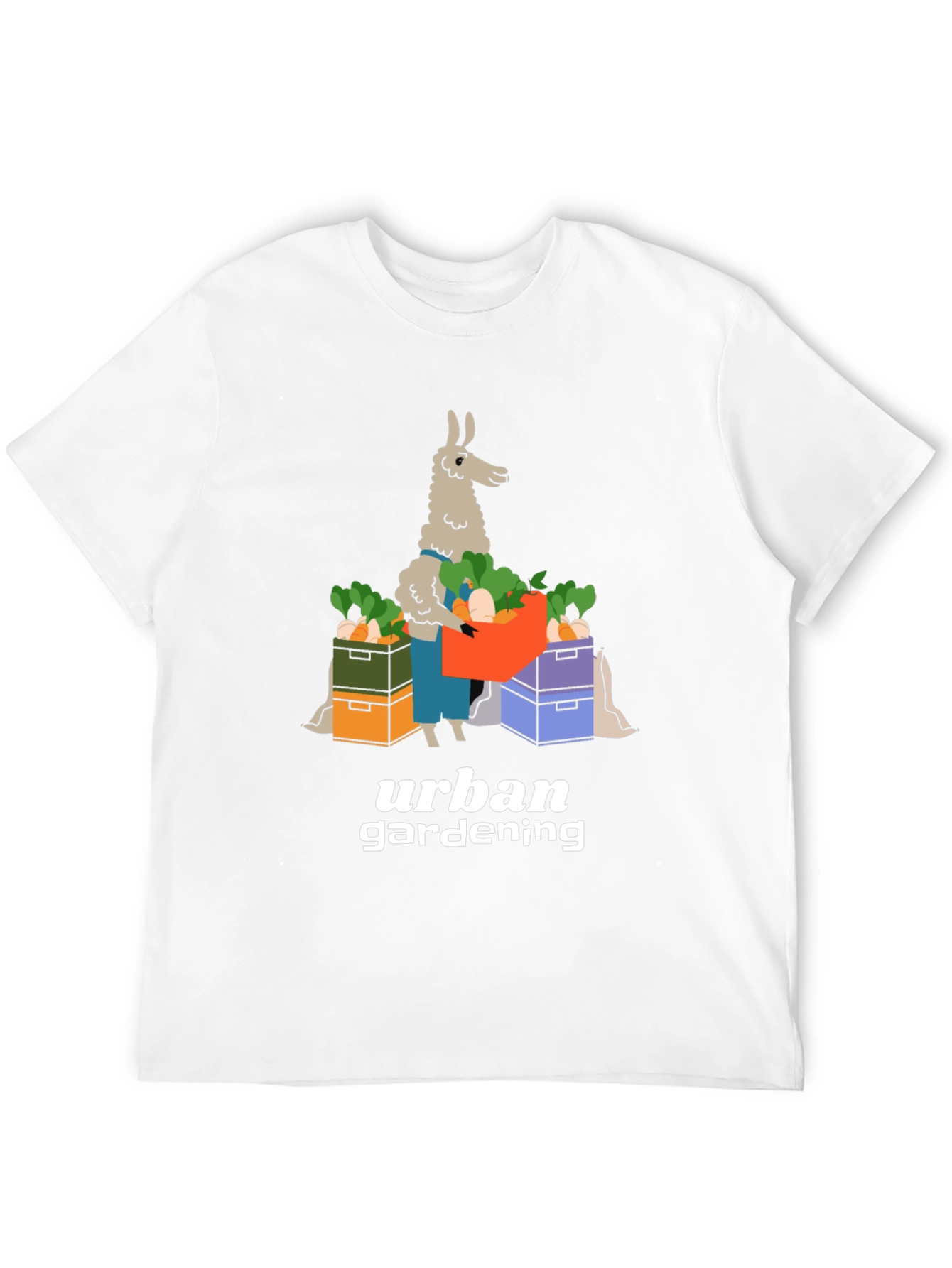 Urban Gardening Llama T-Shirt