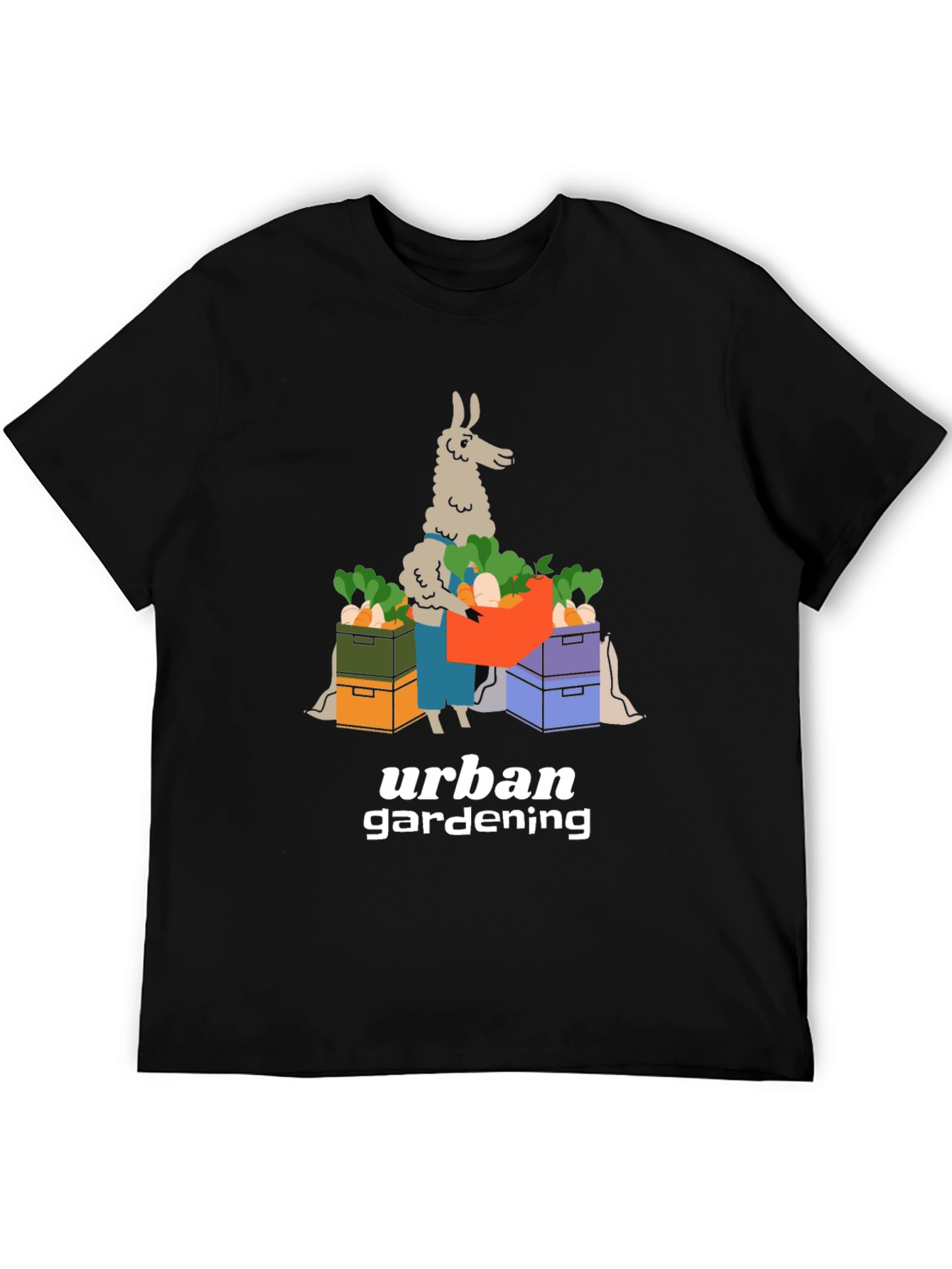 Urban Gardening Llama T-Shirt