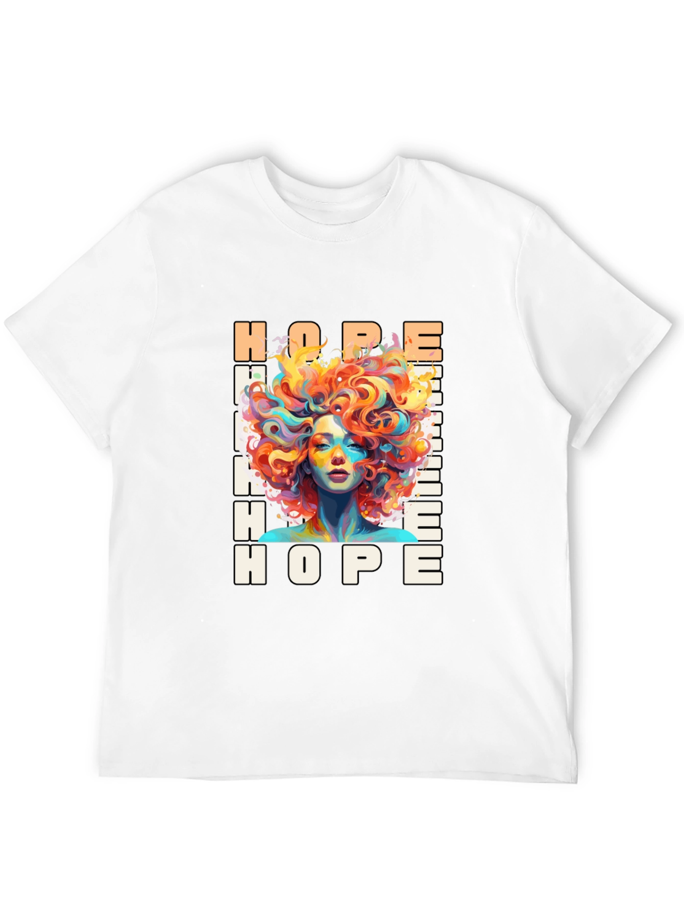 Hope Graphic Print Black T-Shirt