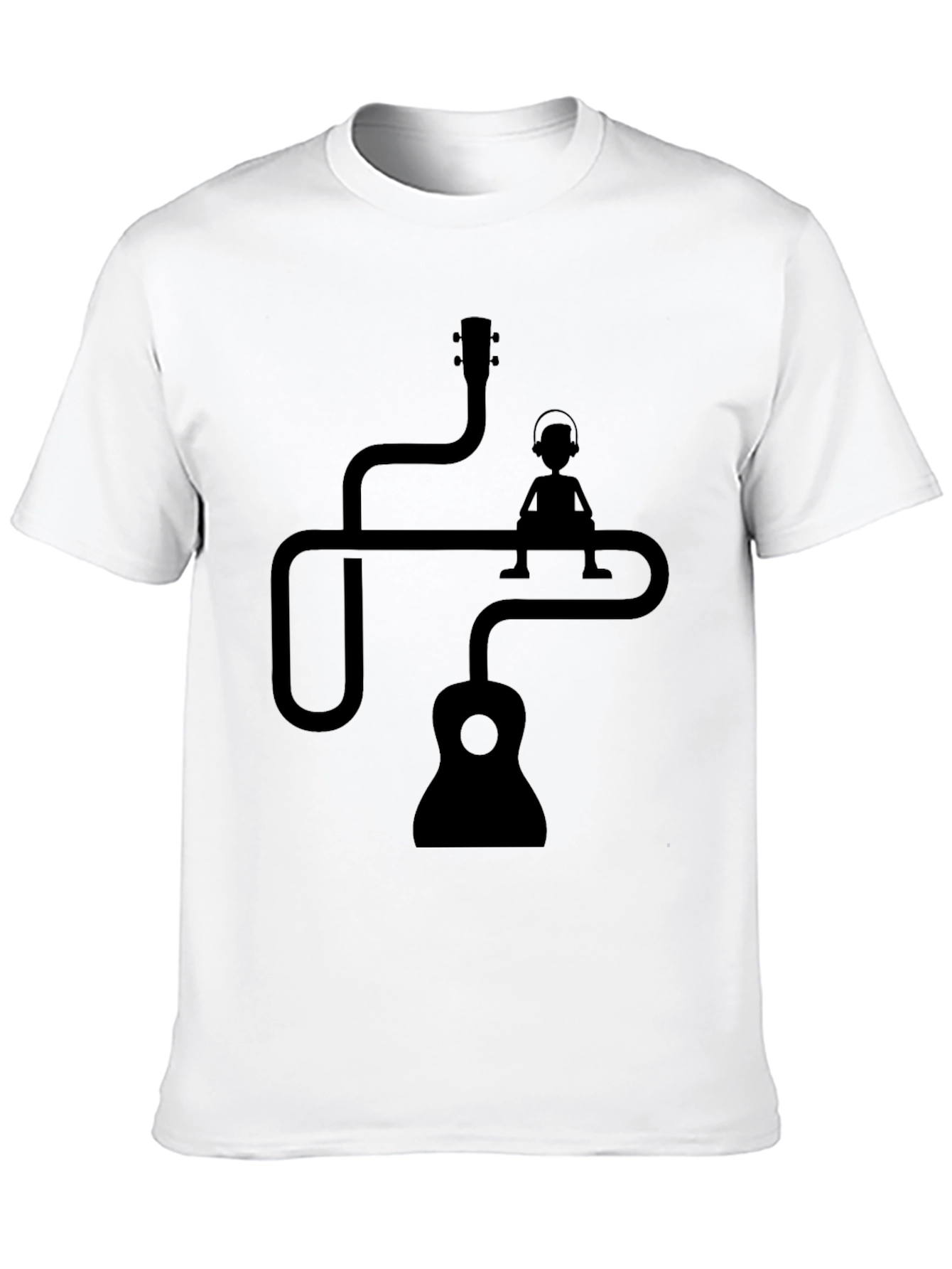 Abstract Guitar & Musician Graphic Tee