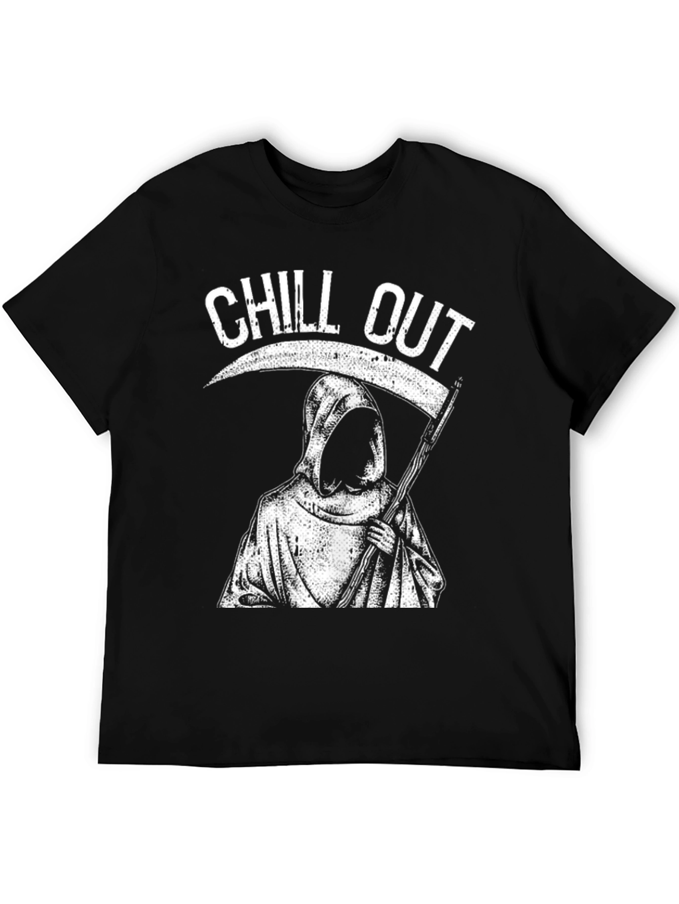 Chill Out Grim Reaper T-Shirt - Black
